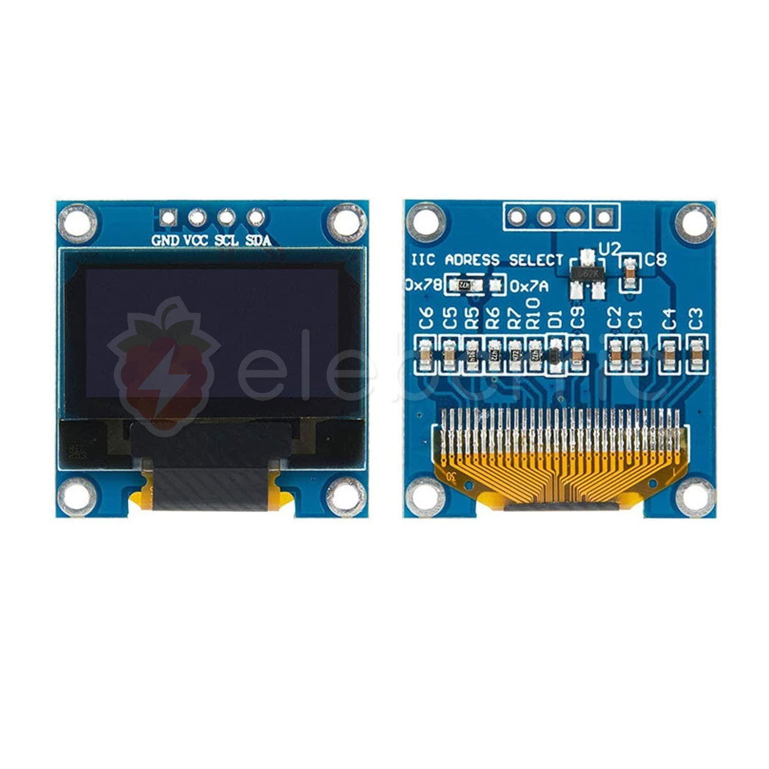 0.96 inch OLED Display White 128×64 I2C IIC 4 Pin - View 5