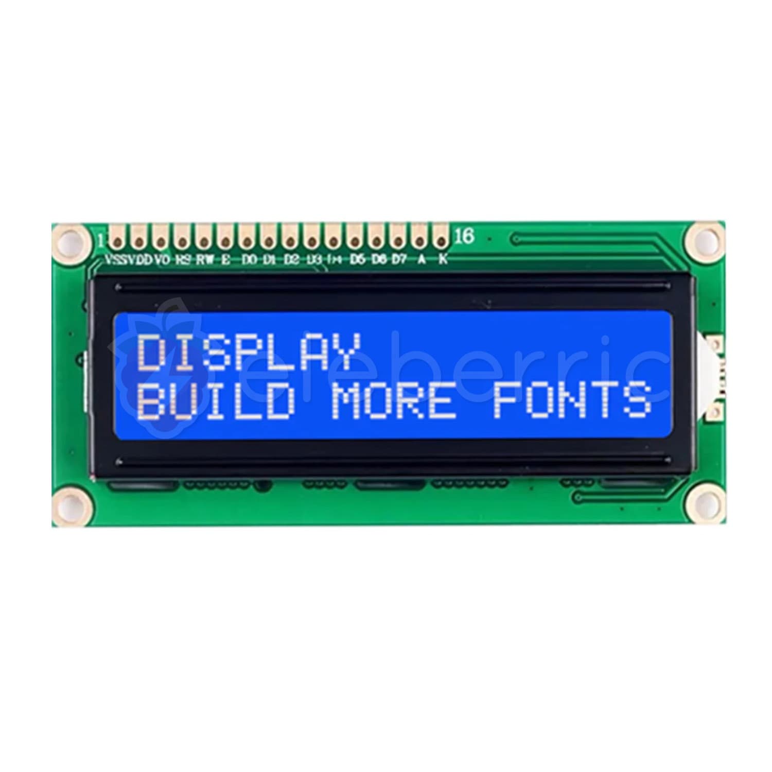 1602 LCD Display Blue Backlight - View 3