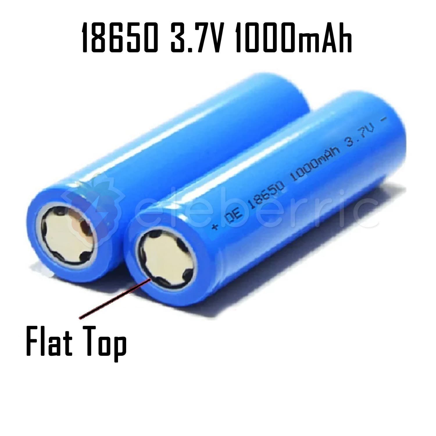 18650 3.7V 1000mAh Li-ion Rechargeable Battery - View 2