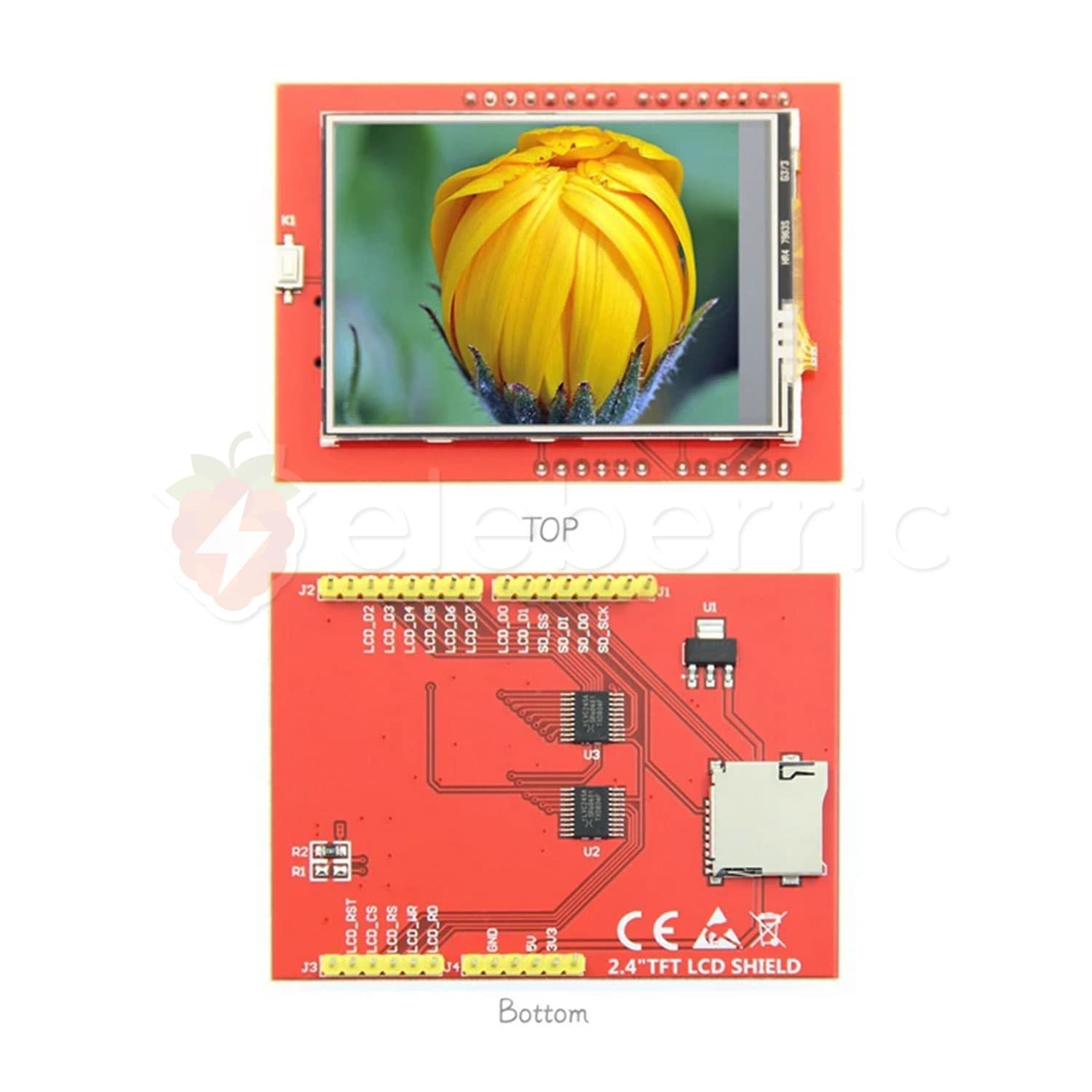 2.4 inch TFT LCD Touch Screen 240×320 Color Display Shield for Arduino - View 5