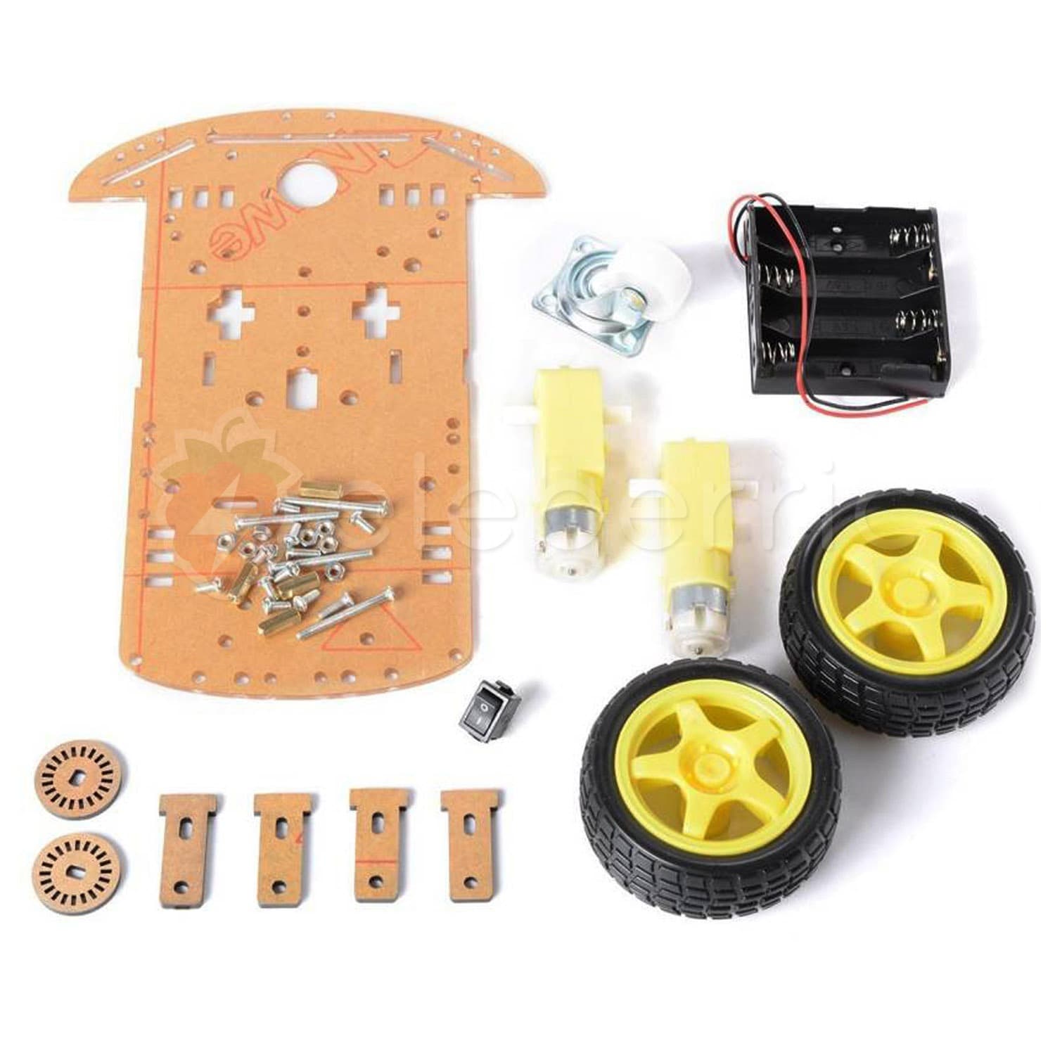 2WD Smart Robotic Car Acrylic Chassis Kit - View 3
