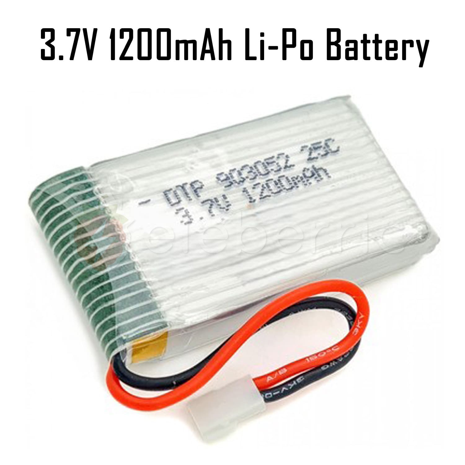 3.7V 1200mAh 1S Li-Po Rechargeable Battery - View 4