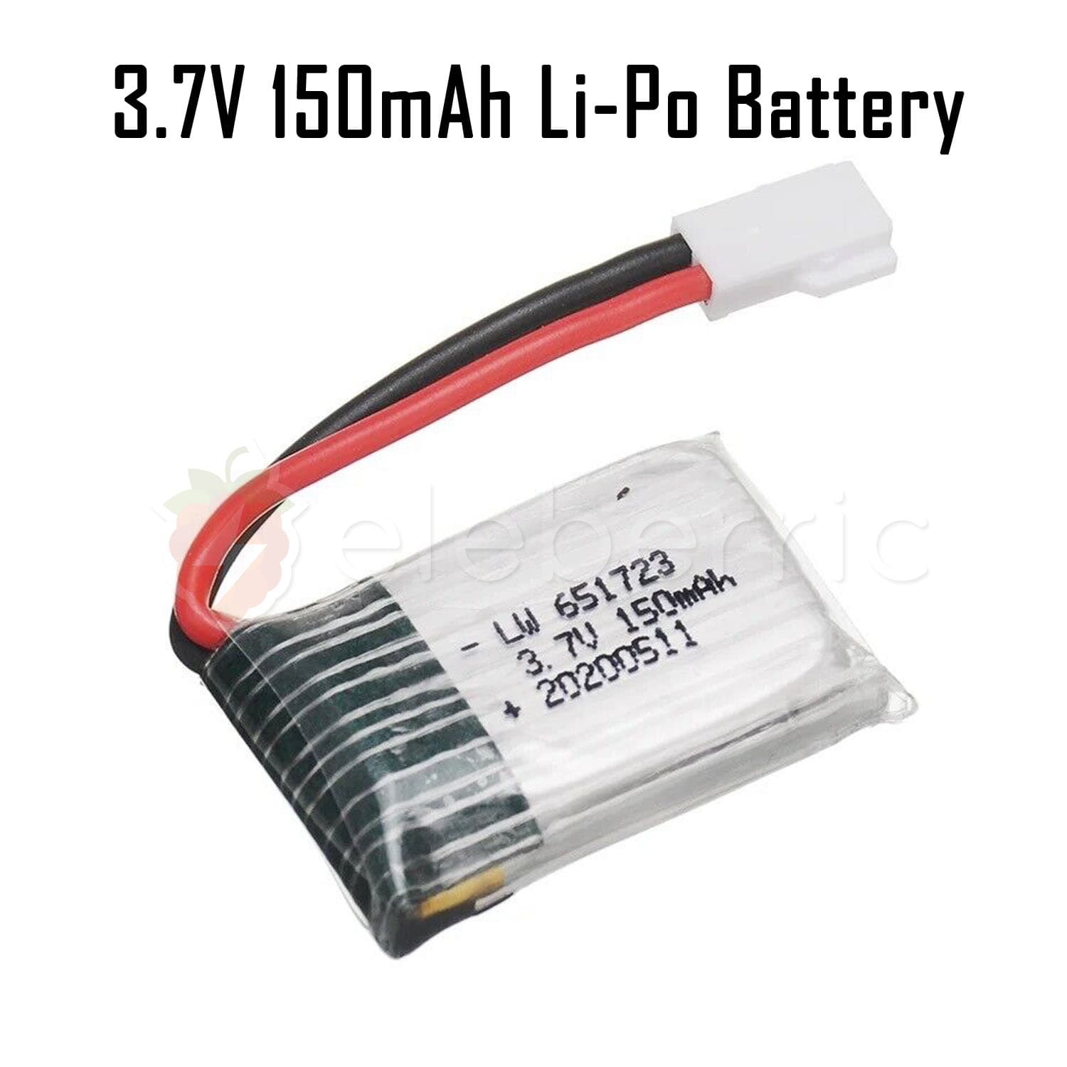 3.7V 150mAh 1S Li-Po Rechargeable Battery