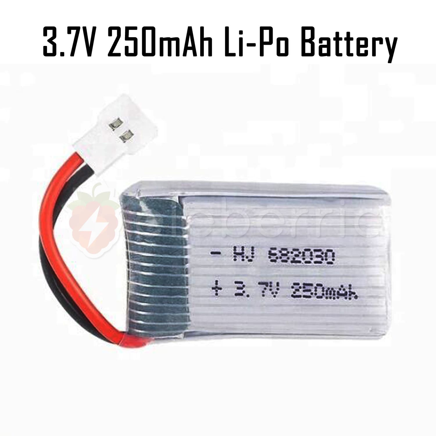 3.7V 250mAh 1S Li-Po Rechargeable Battery