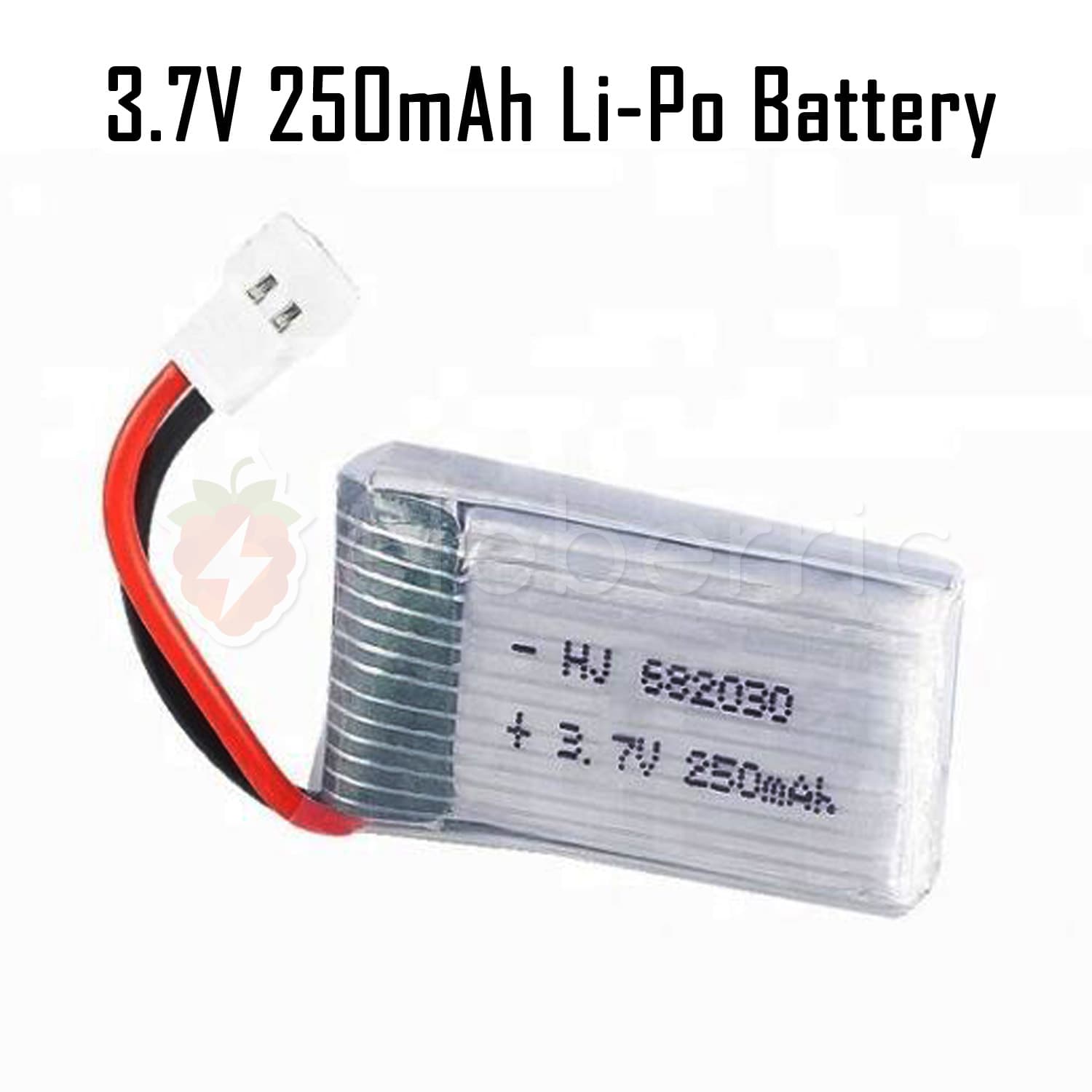 3.7V 250mAh 1S Li-Po Rechargeable Battery - View 2