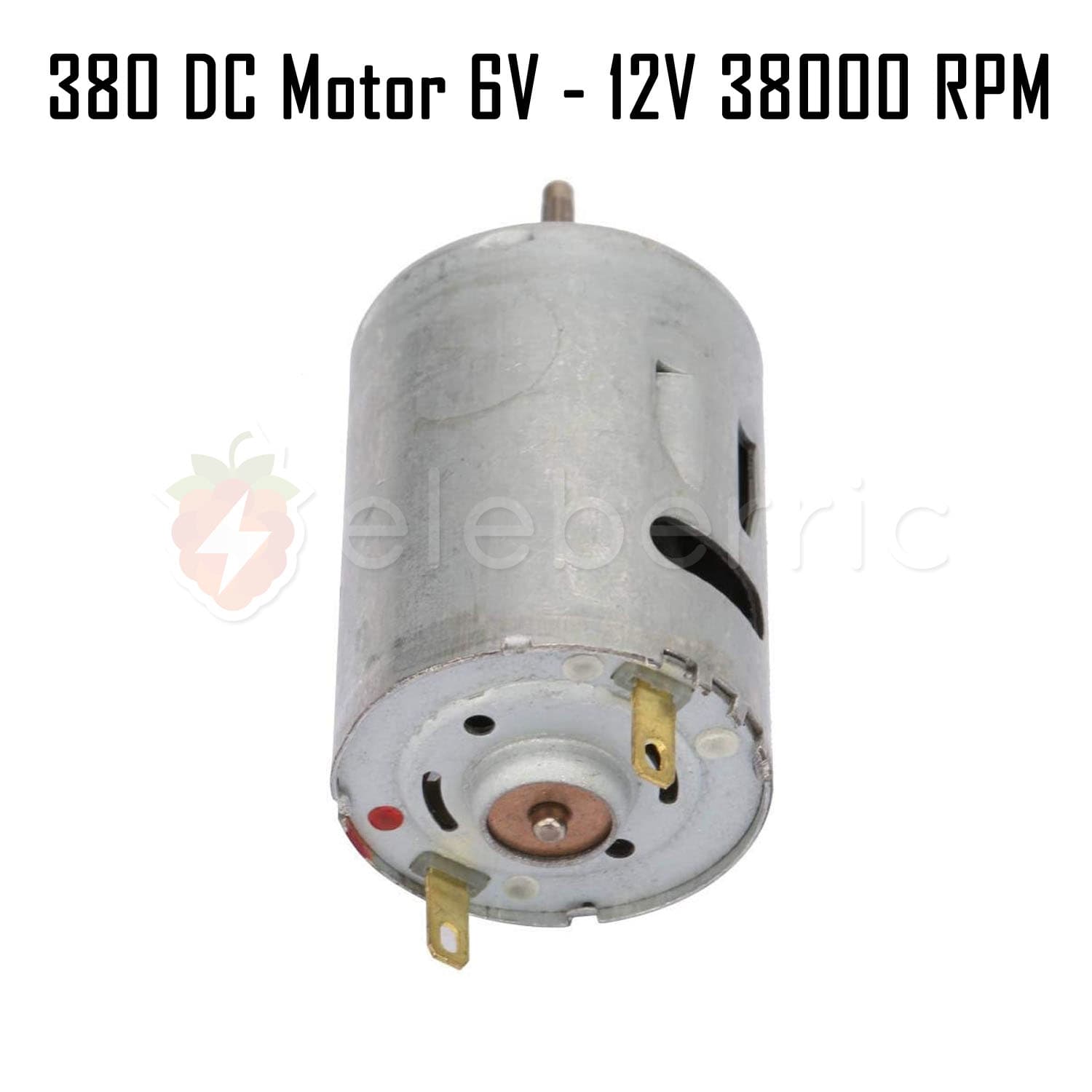 380 DC Motor 6V – 12V DC 38000 RPM - View 3