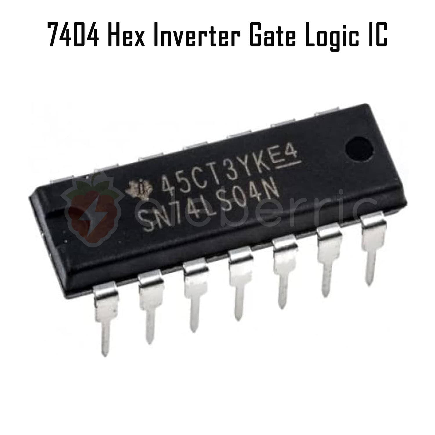 7404 Hex Inverter NOT Gate Logic IC - View 2