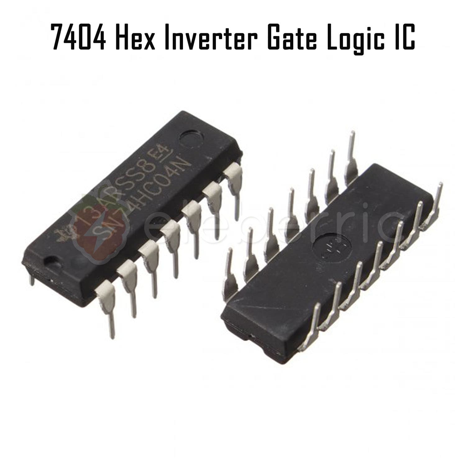 7404 Hex Inverter NOT Gate Logic IC - View 3