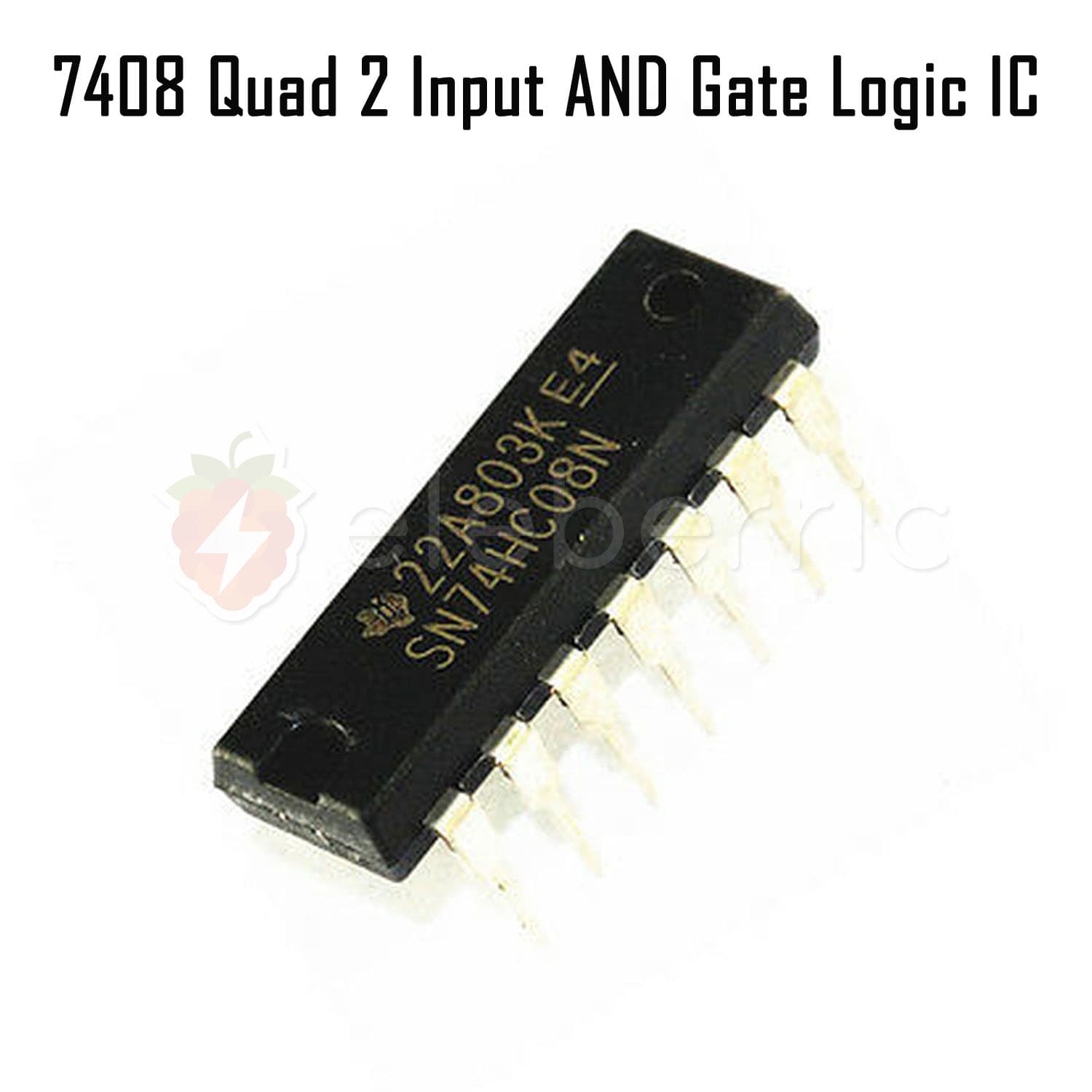 7408 Quad 2 Input AND Gate Logic IC - View 2