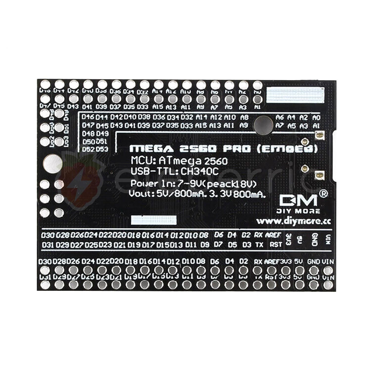 Arduino Mega2560 Pro ATMega2560-16U CH340G Mini Development Board - View 6
