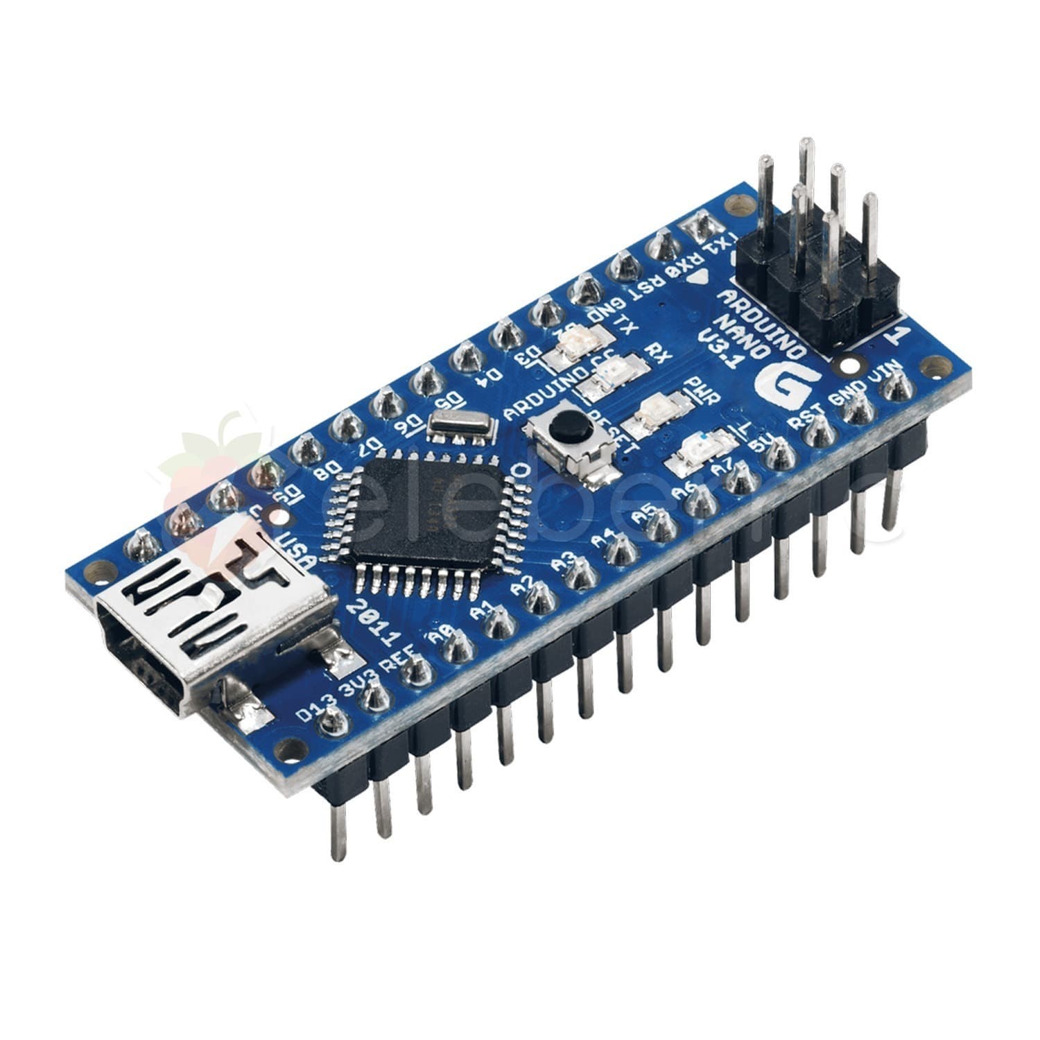 Arduino Nano V3.0 ATMega328P 16MHz 5V CH340G USB Mini (Soldered) - View 2