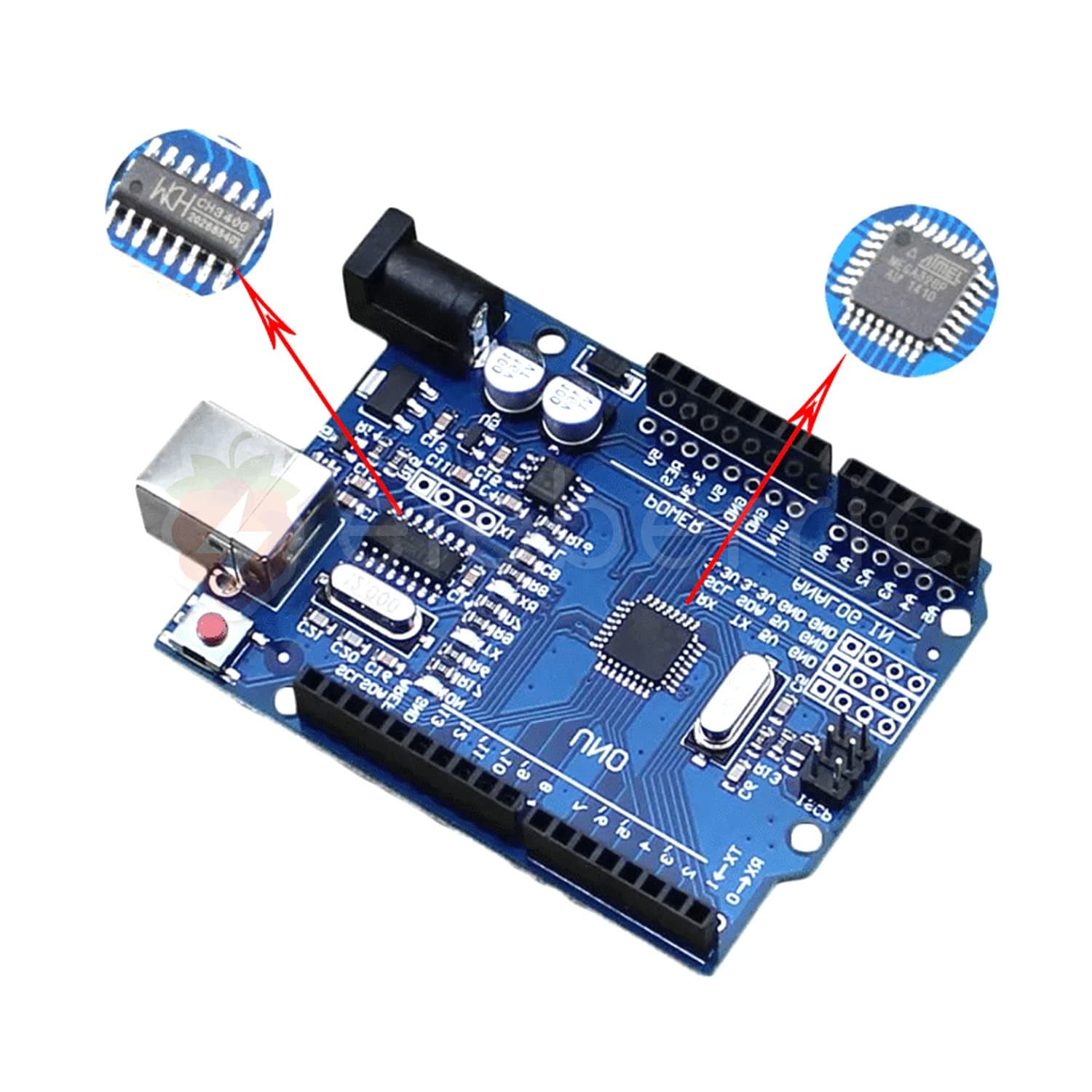 Arduino Uno R3 SMD Version CH340G - View 4