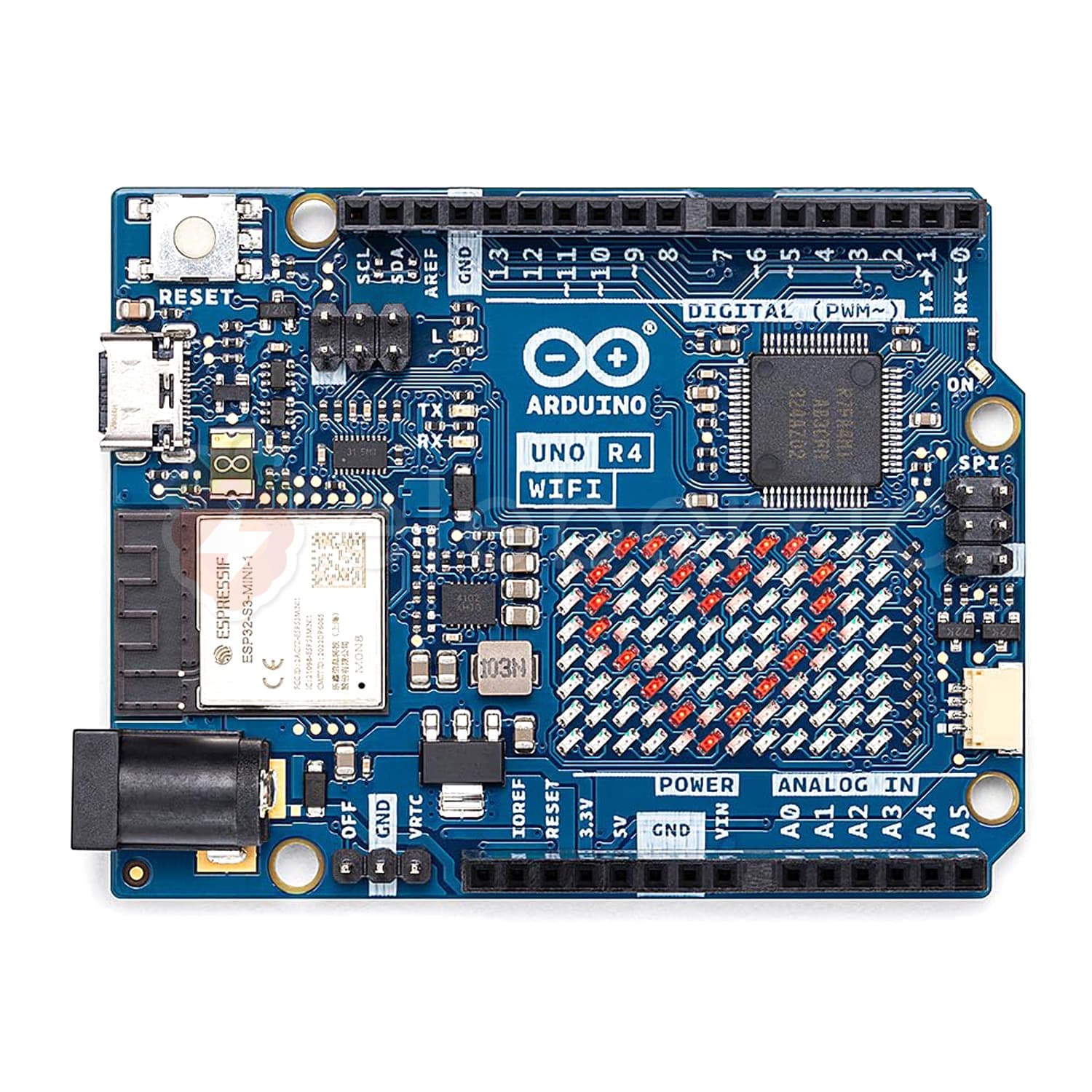 Arduino Uno R4 WiFi Development Board - View 2
