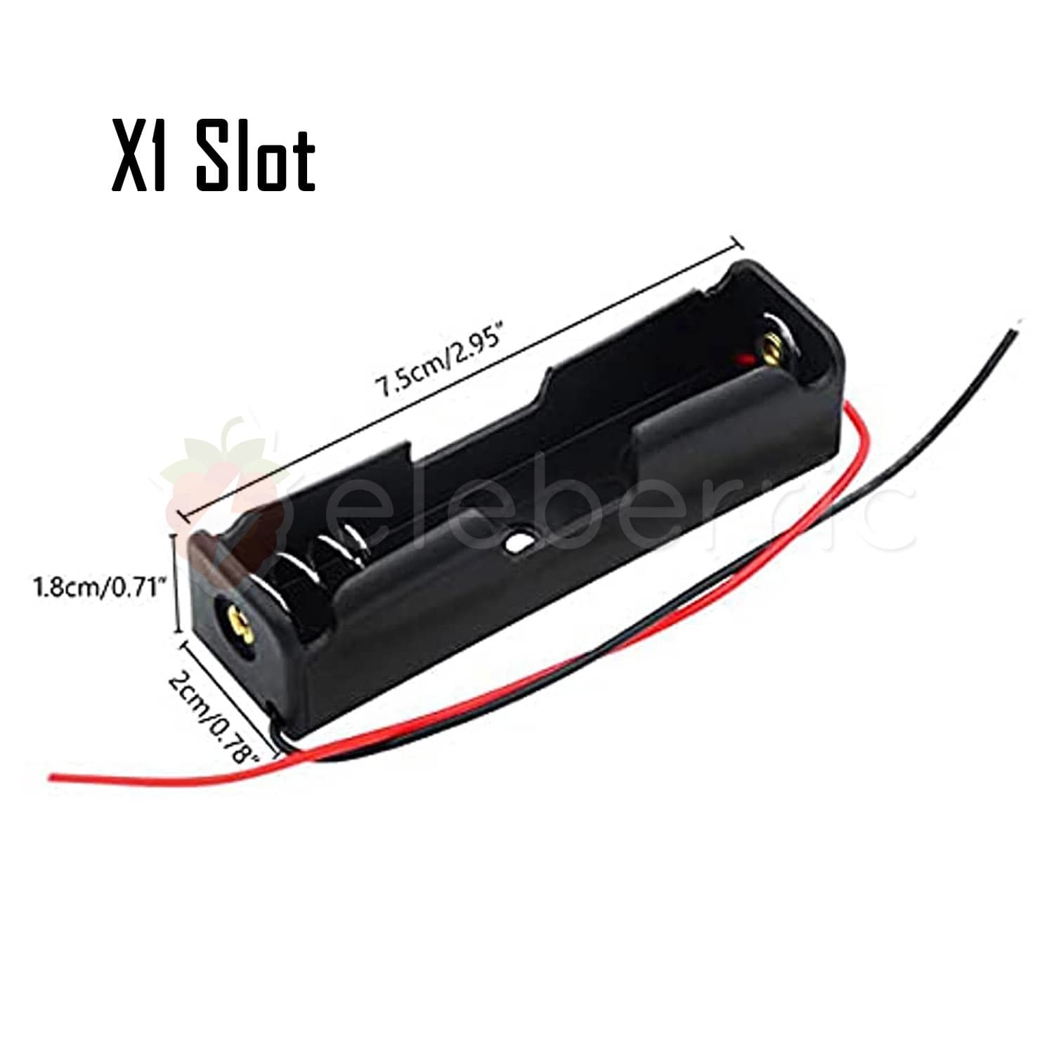 Battery Holder Storage Case 1/2/3/4 Way Slots for 18650 Li-ion Batteries - View 2