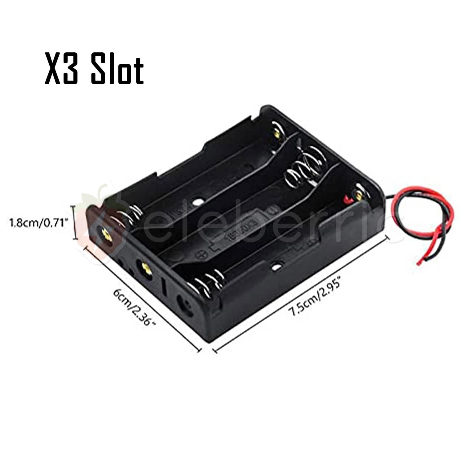 Battery Holder Storage Case 1/2/3/4 Way Slots for 18650 Li-ion Batteries - View 4