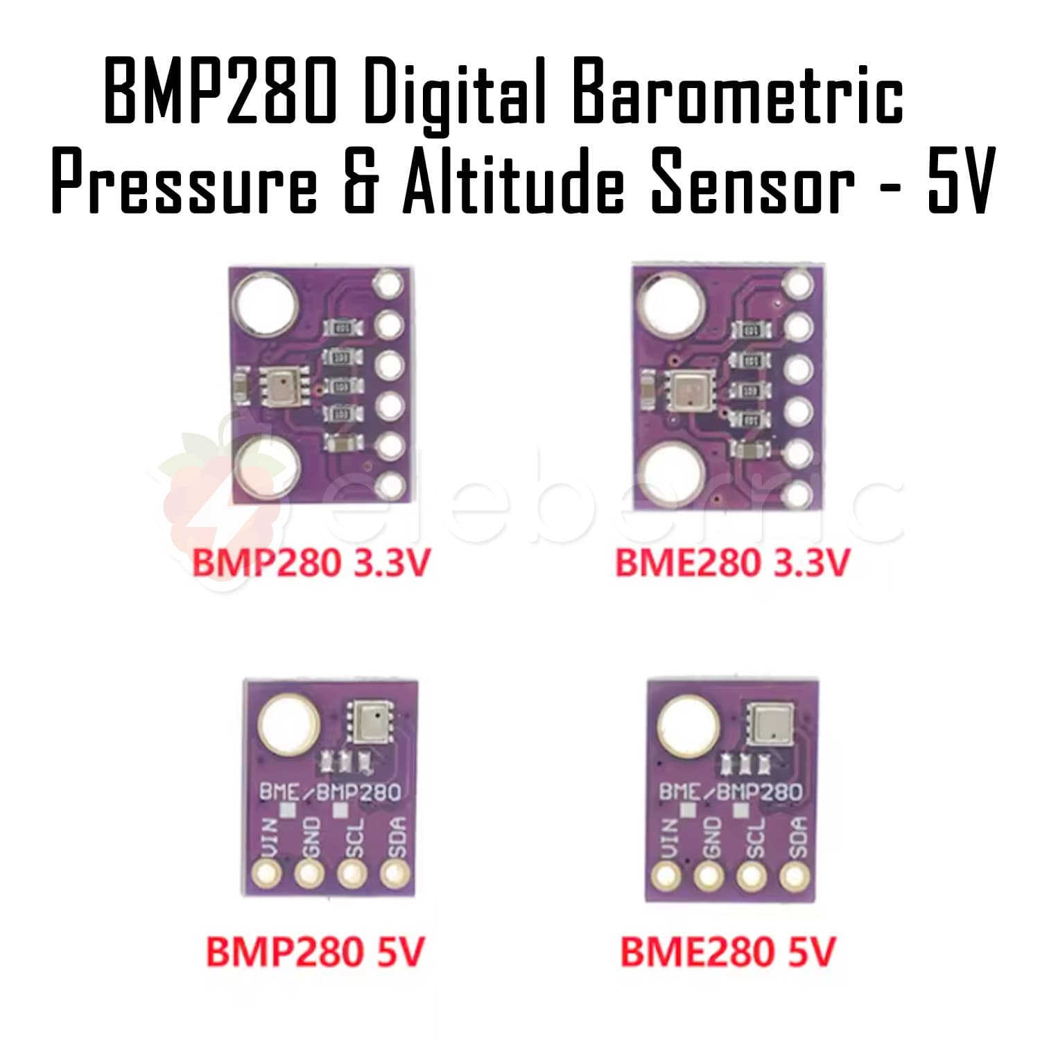 BMP280 Digital Barometric Pressure and Altitude Sensor 5V - View 7