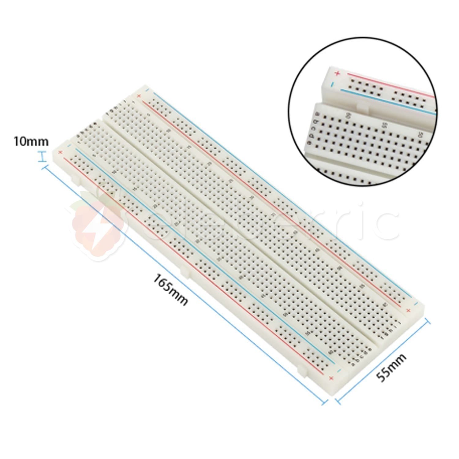 Breadboard 830 Tie-Points - View 3