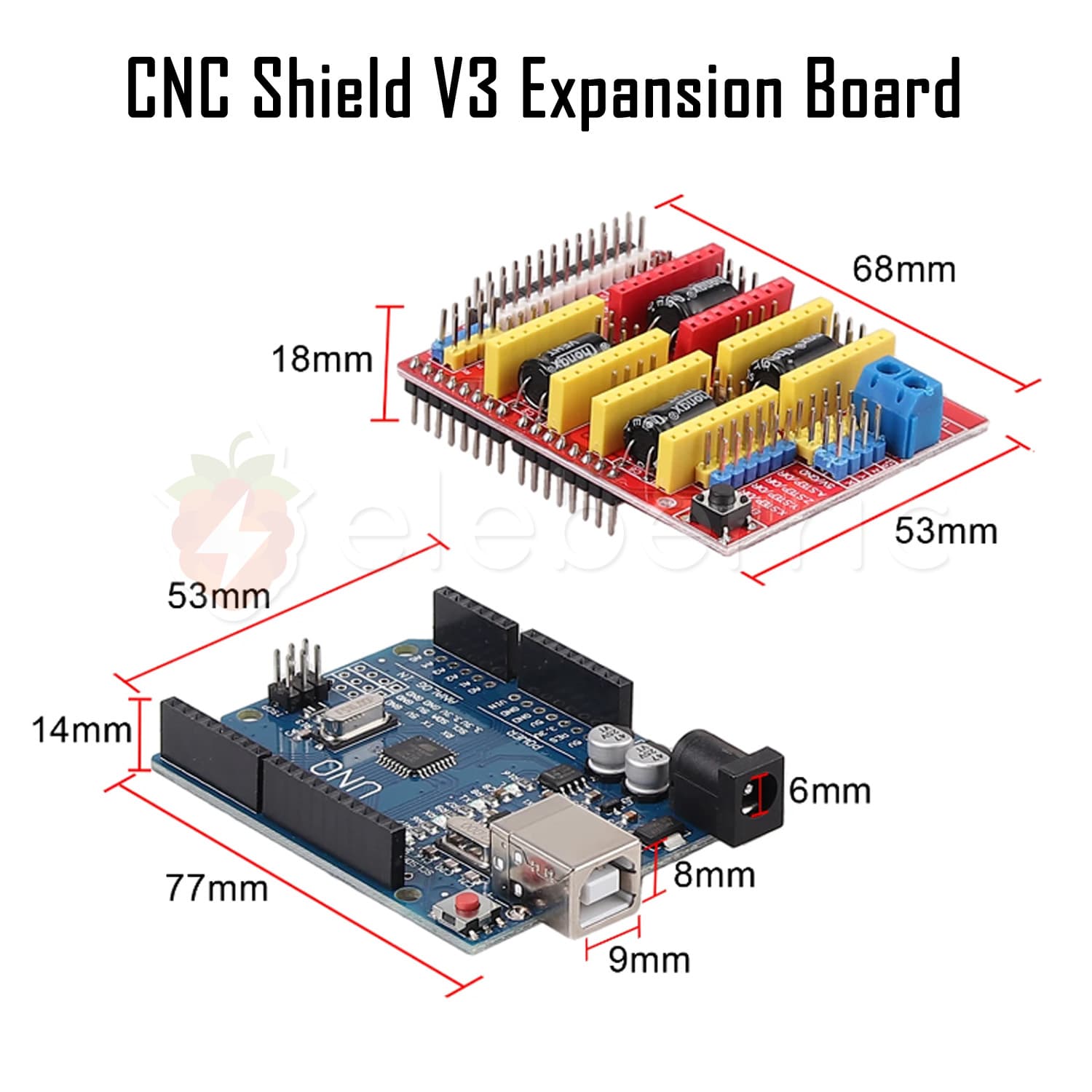 CNC Shield V3 Expansion Board for Arduino - View 5