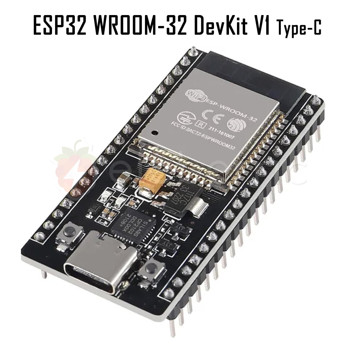 ESP32 WROOM-32 Wi-Fi Bluetooth Development Board Type-C (30 Pin) - View 1