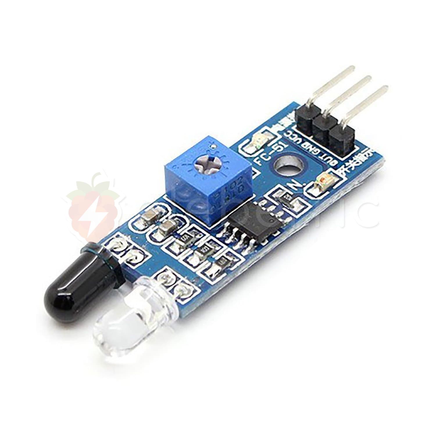 IR Obstacle Avoidance Sensor Module - View 1
