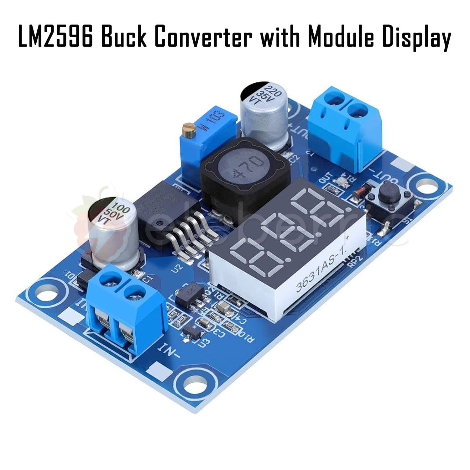 LM2596 Step Down Buck Converter Module with Display - View 1