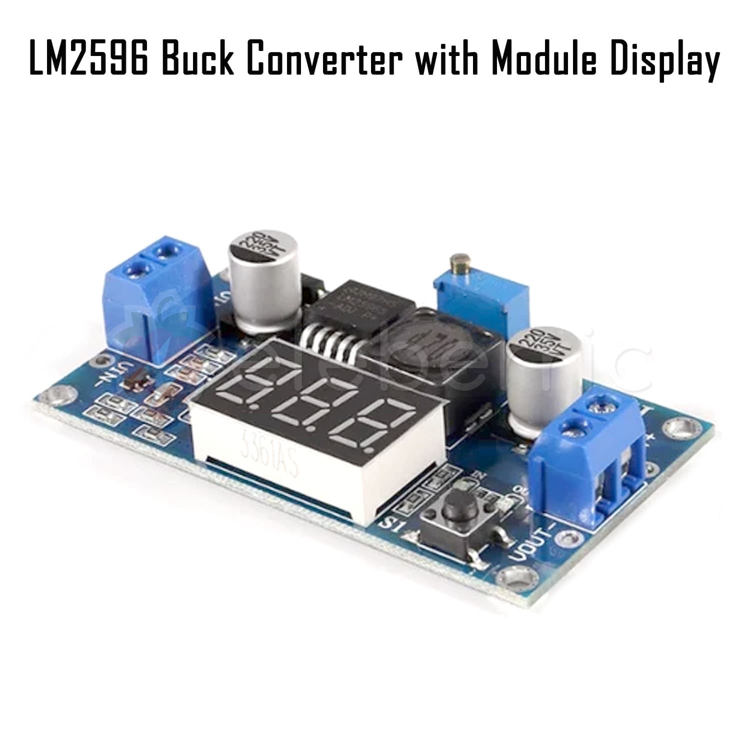 LM2596 Step Down Buck Converter Module with Display - View 3