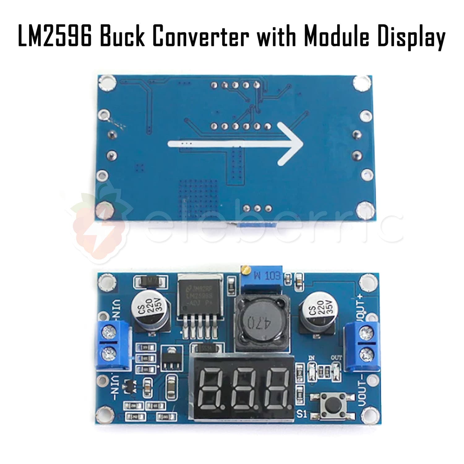 LM2596 Step Down Buck Converter Module with Display - View 4