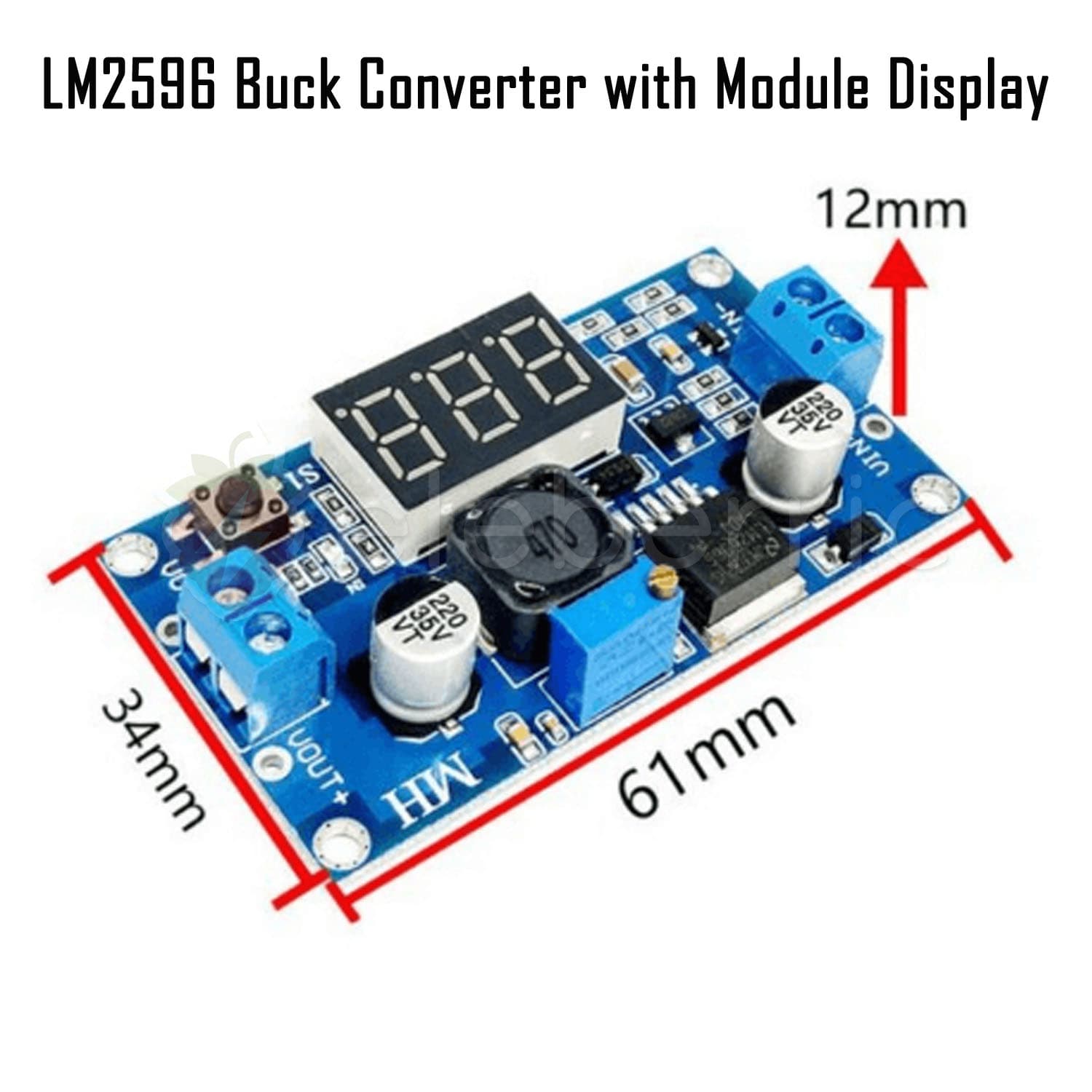 LM2596 Step Down Buck Converter Module with Display - View 5