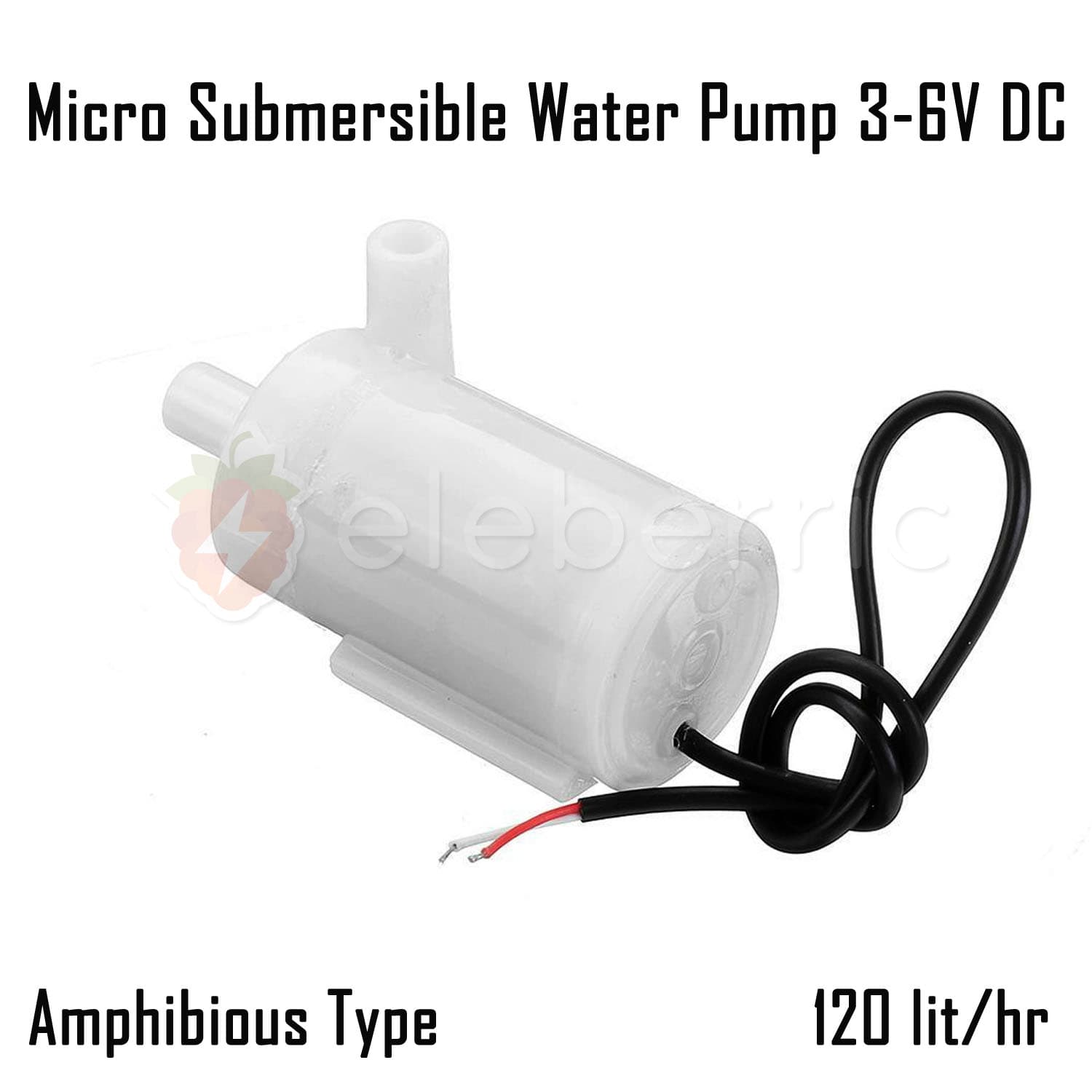 Micro Submersible Water Pump 3-6V DC Amphibious Type - View 5