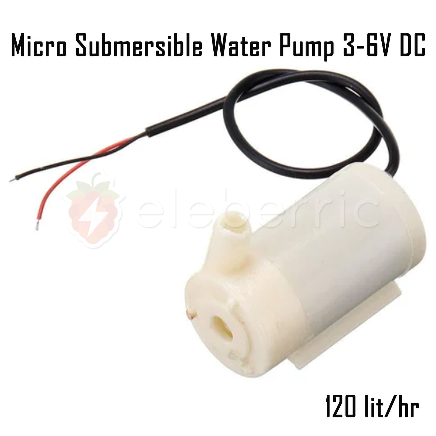 Micro Submersible Water Pump 3-6V DC Horizontal Type