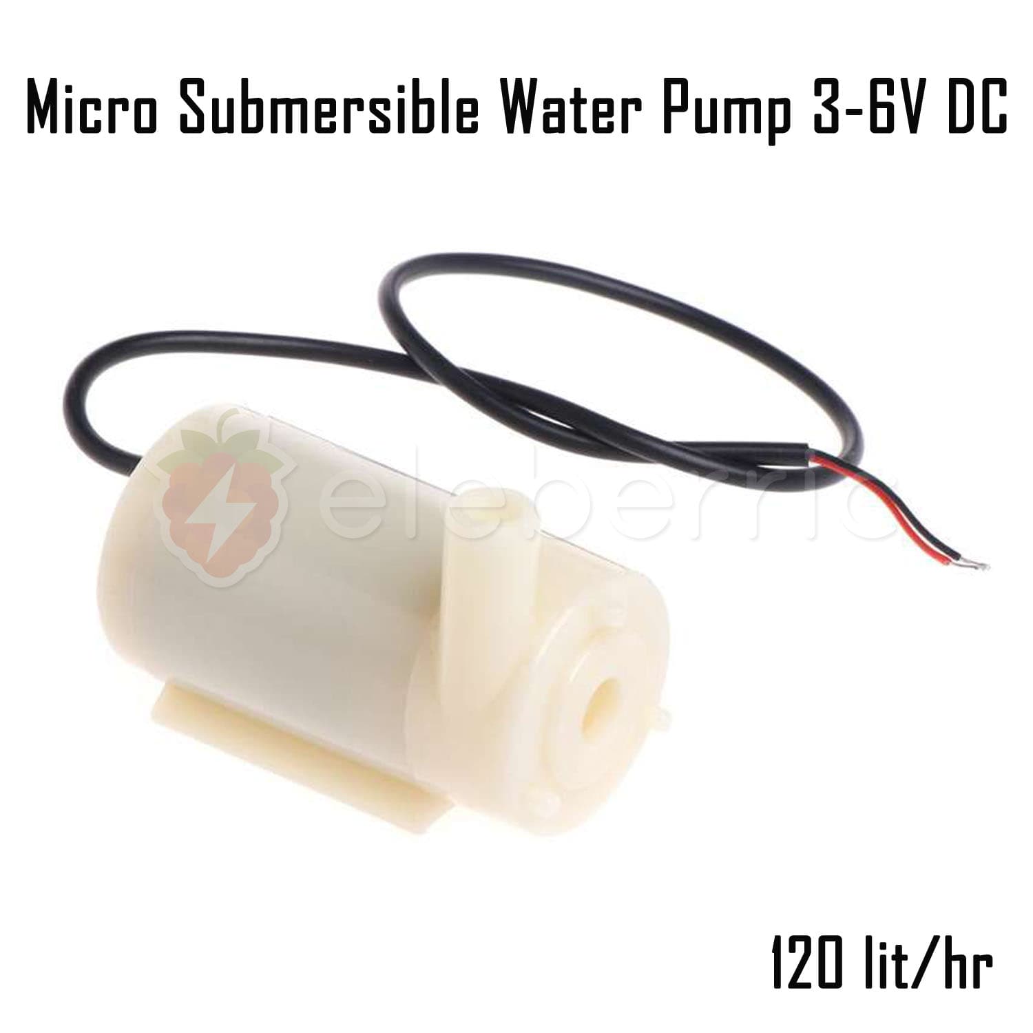Micro Submersible Water Pump 3-6V DC Horizontal Type - View 3