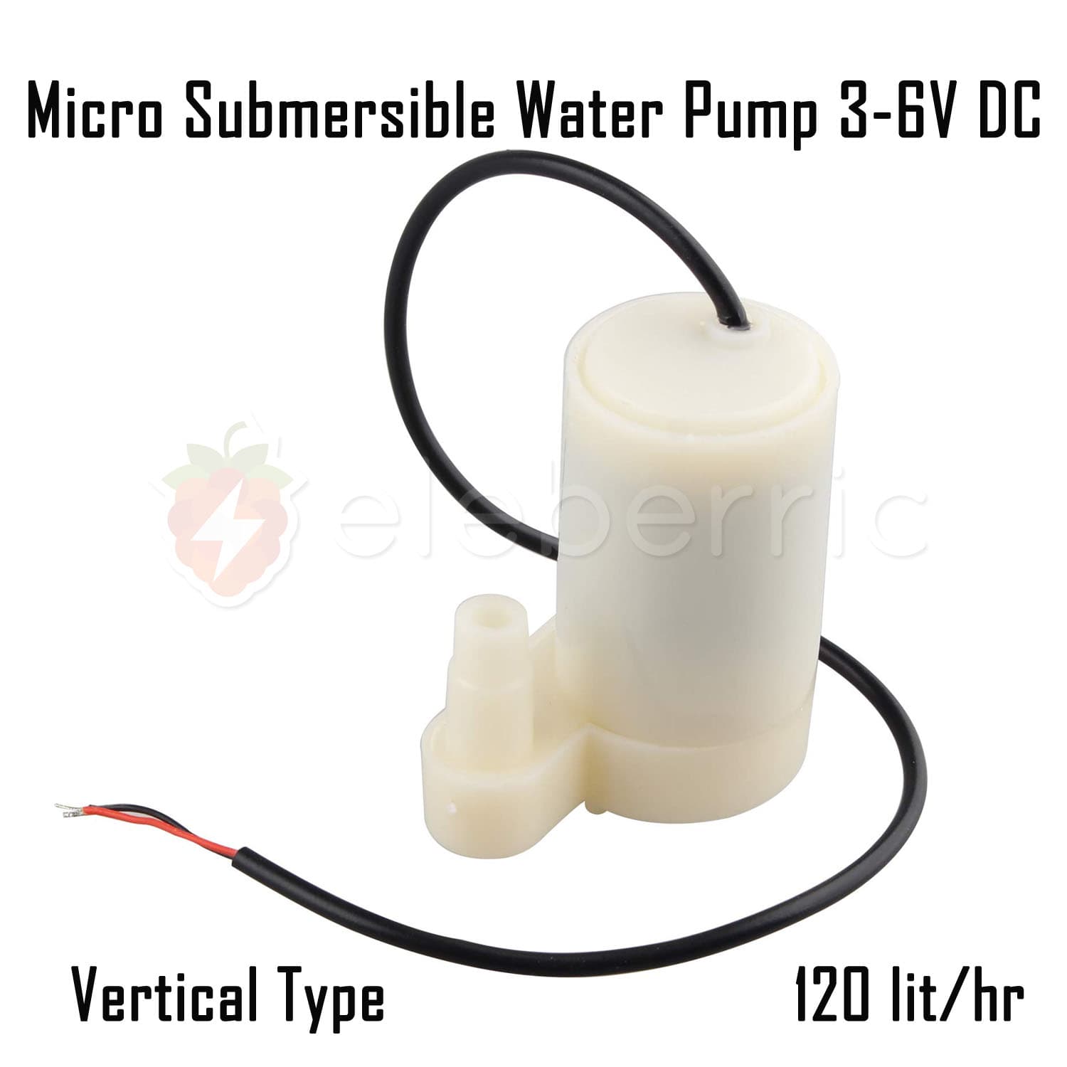 Micro Submersible Water Pump 3-6V DC Vertical Type
