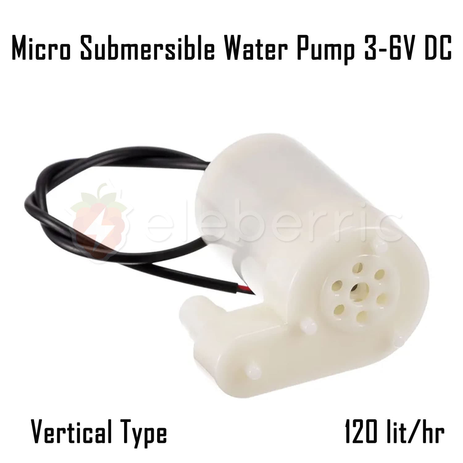 Micro Submersible Water Pump 3-6V DC Vertical Type - View 2