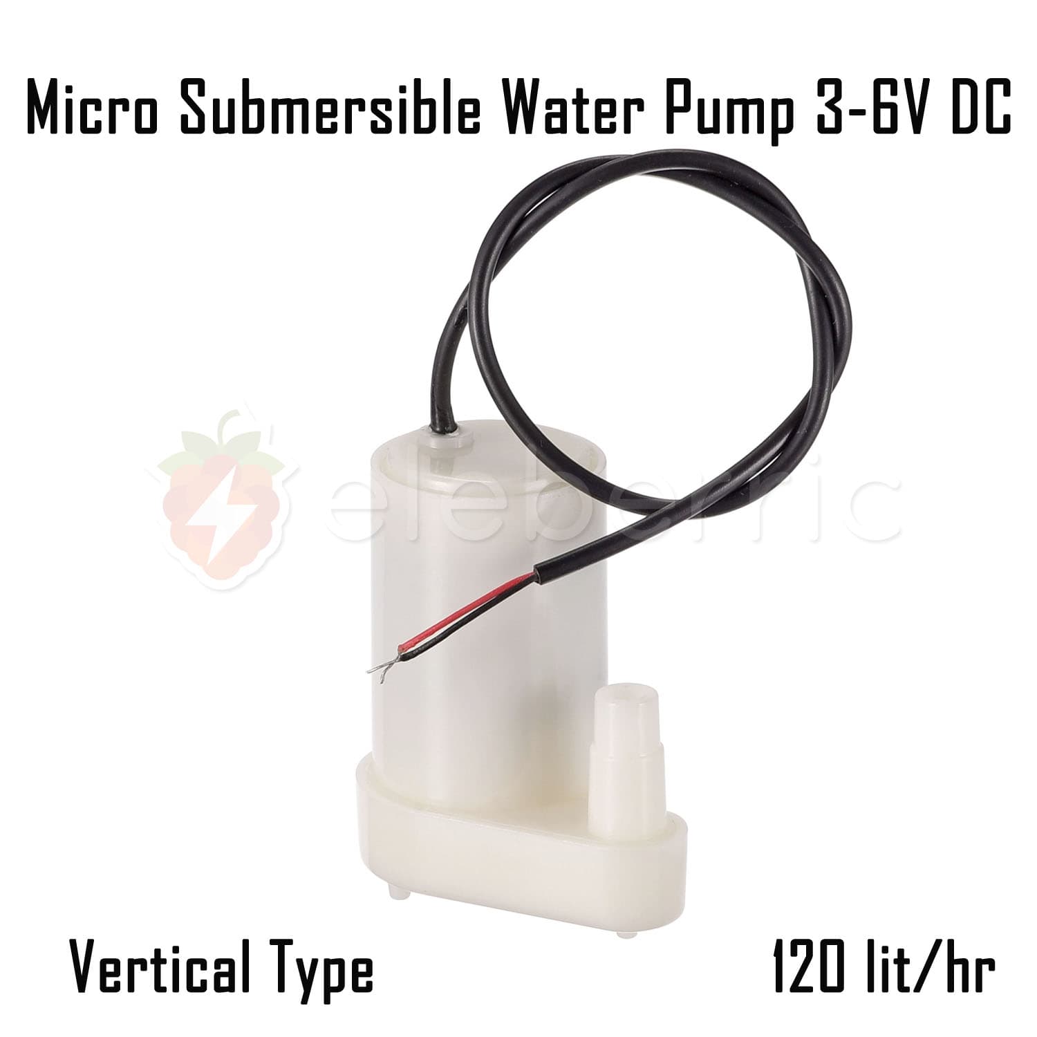 Micro Submersible Water Pump 3-6V DC Vertical Type - View 3