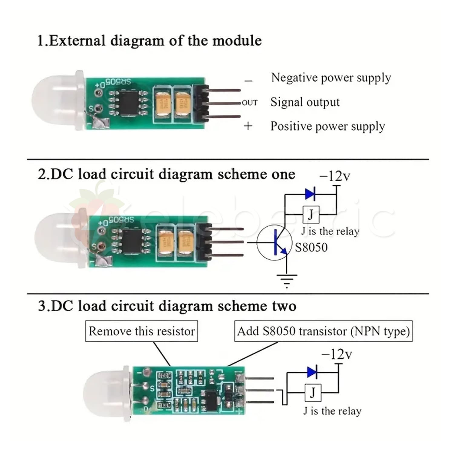 Mini PIR Motion Sensor Module HC-SR505 - View 4