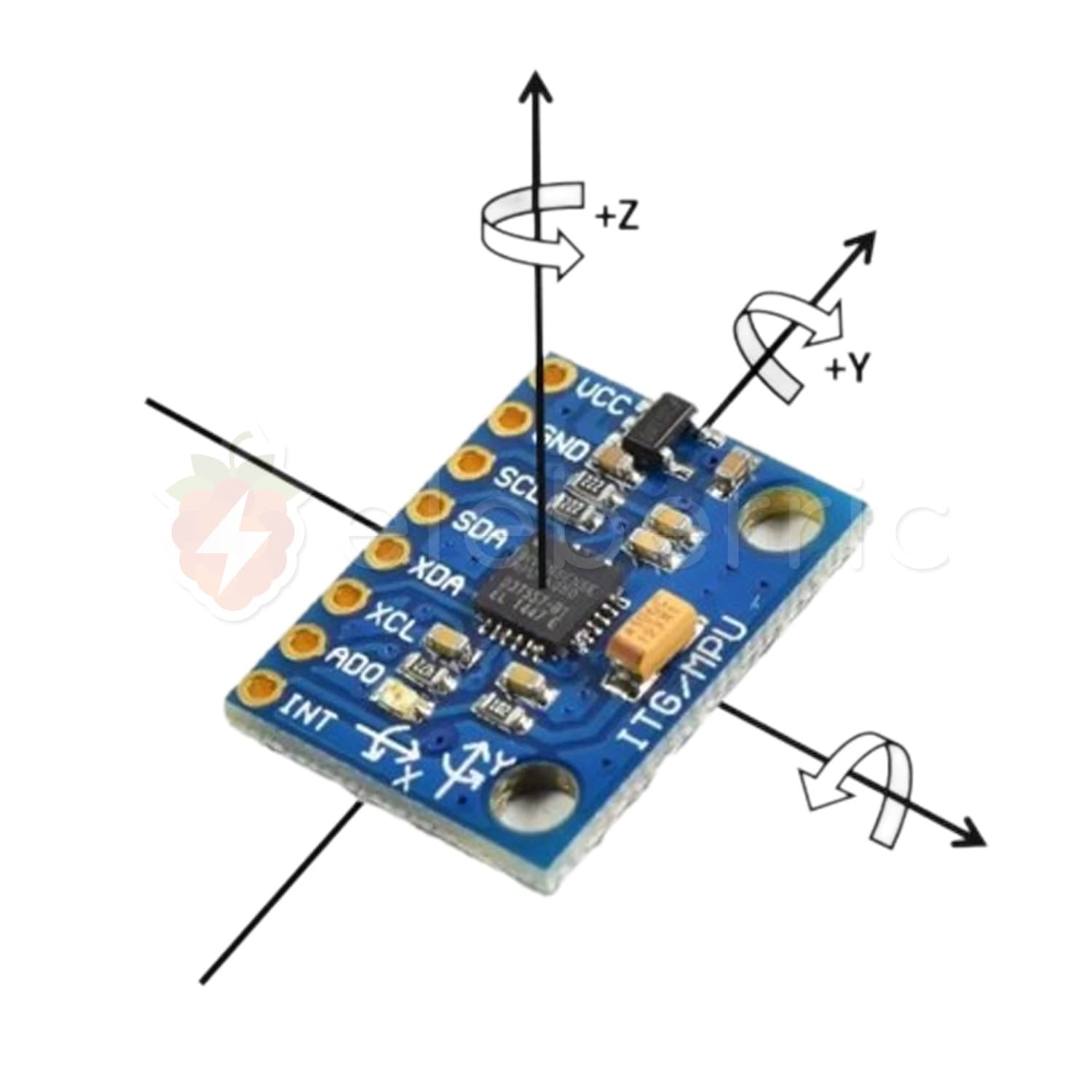 MPU6050 Accelerometer and Gyro 6DOF 3-Axis Sensor Module - View 4