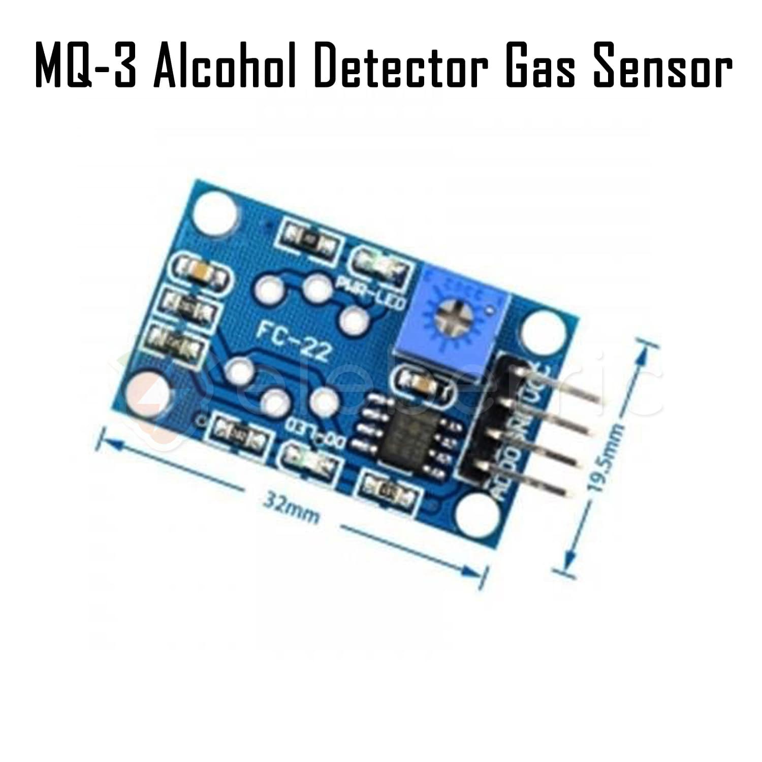 MQ-3 Alcohol Detector Gas Sensor Module - View 6