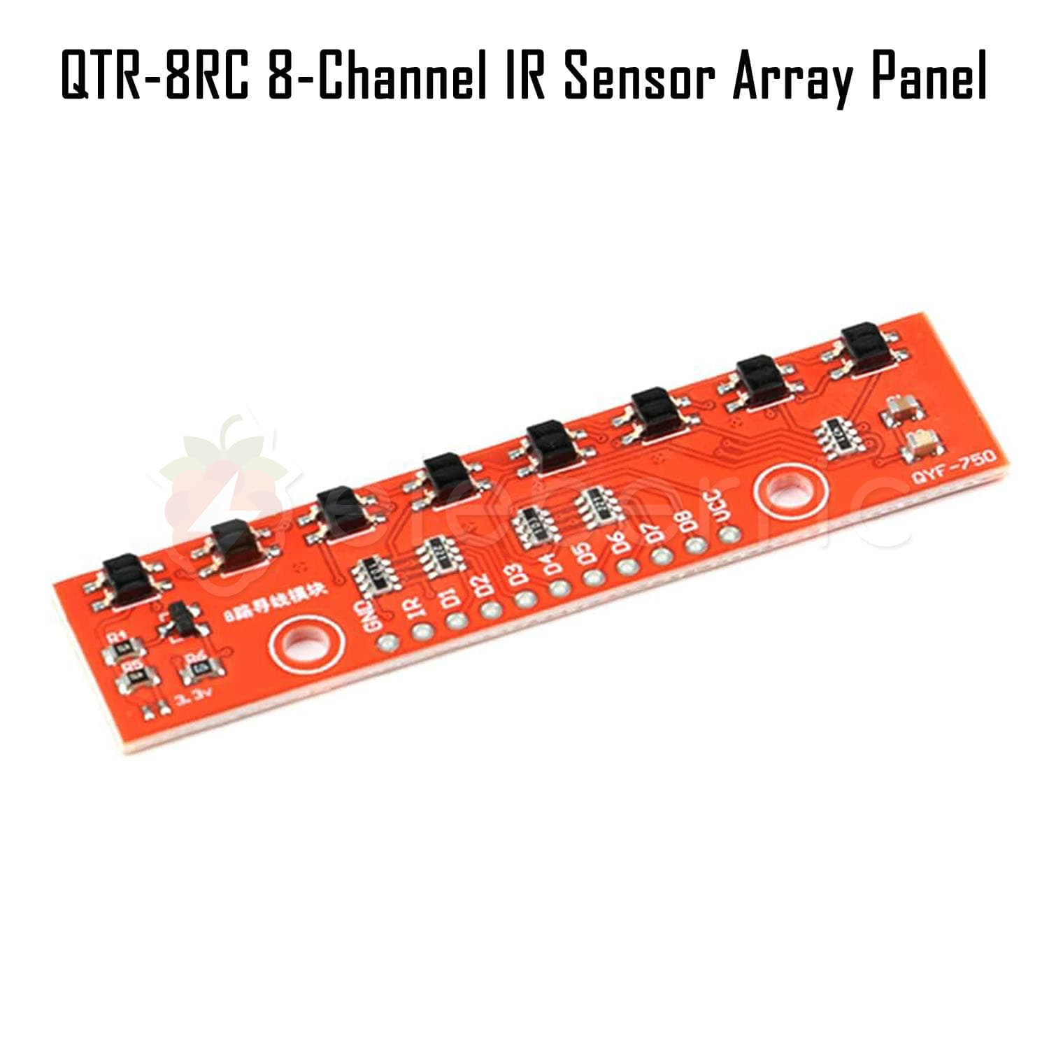 QTR-8RC 8 Channel IR Line Tracking Sensor Array Panel - View 4