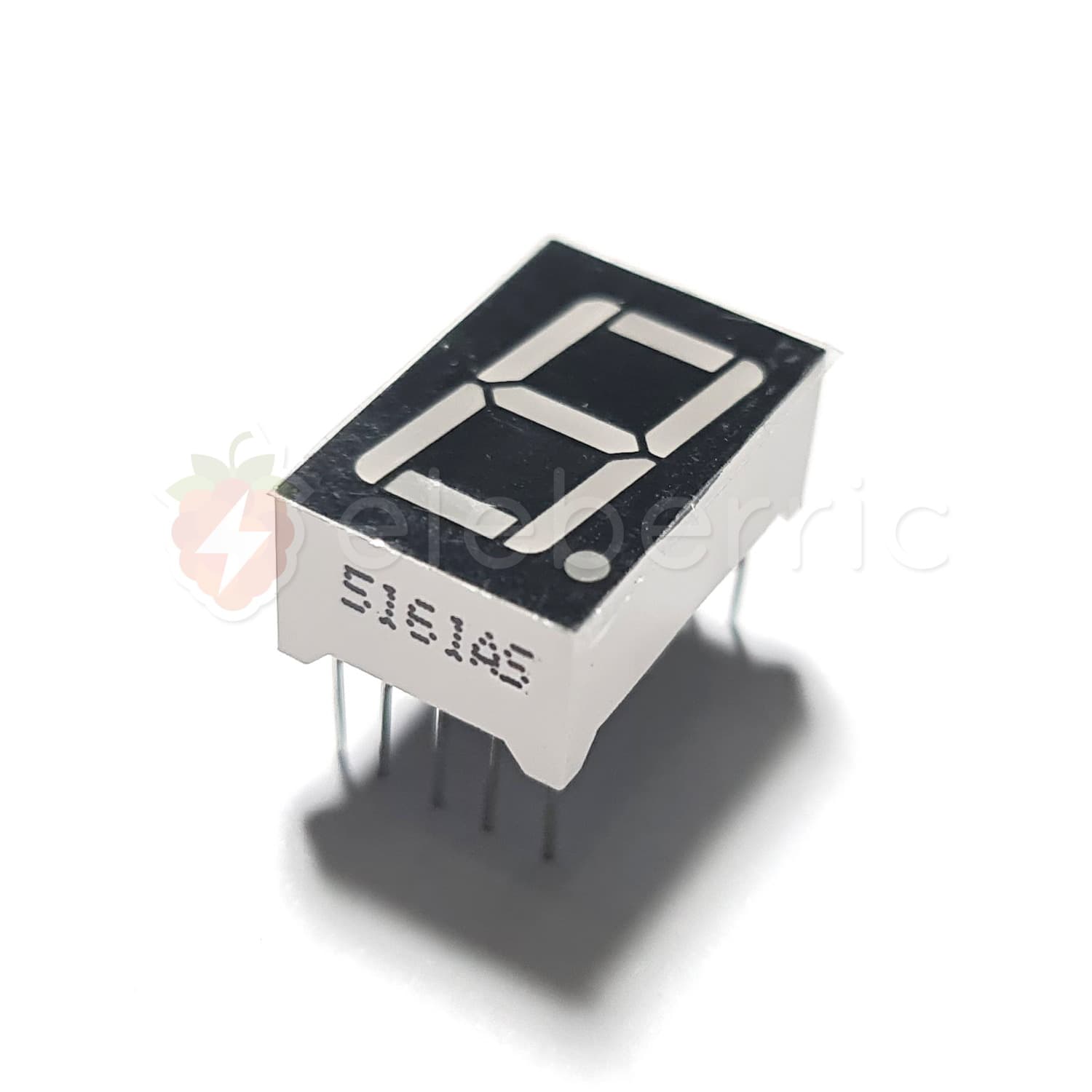 Seven Segment Display 1 Digit 0.56 inch Red Common Cathode - View 2