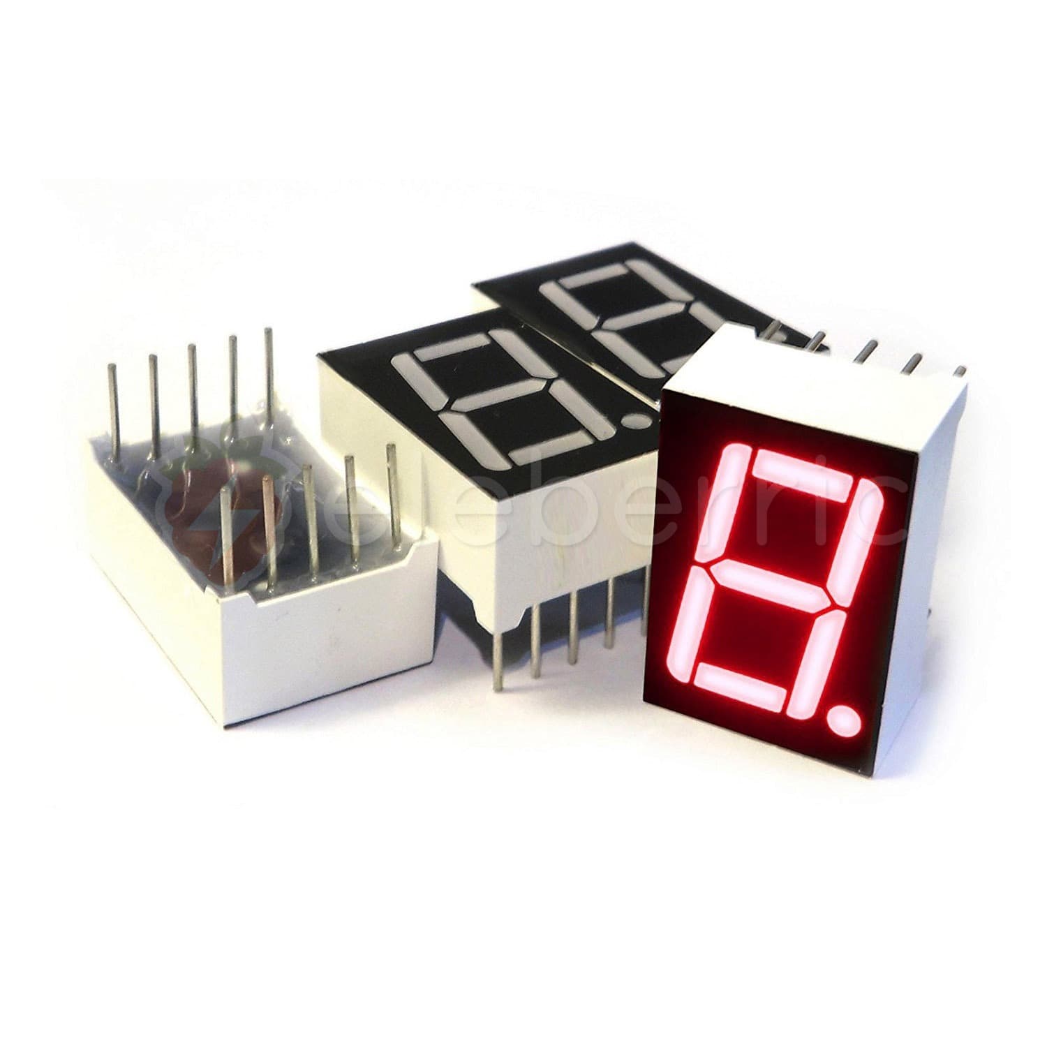 Seven Segment Display 1 Digit 0.56 inch Red Common Cathode - View 3