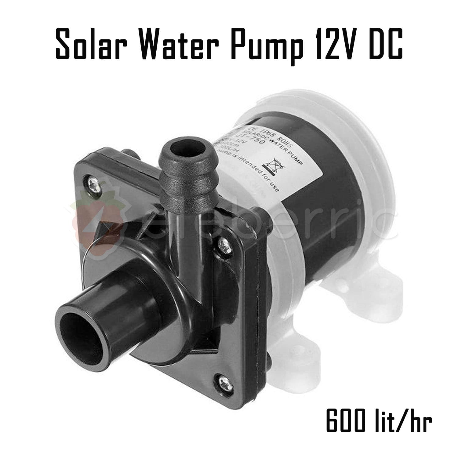 Solar Water Pump 12V DC Brushless Submersible 600L/H