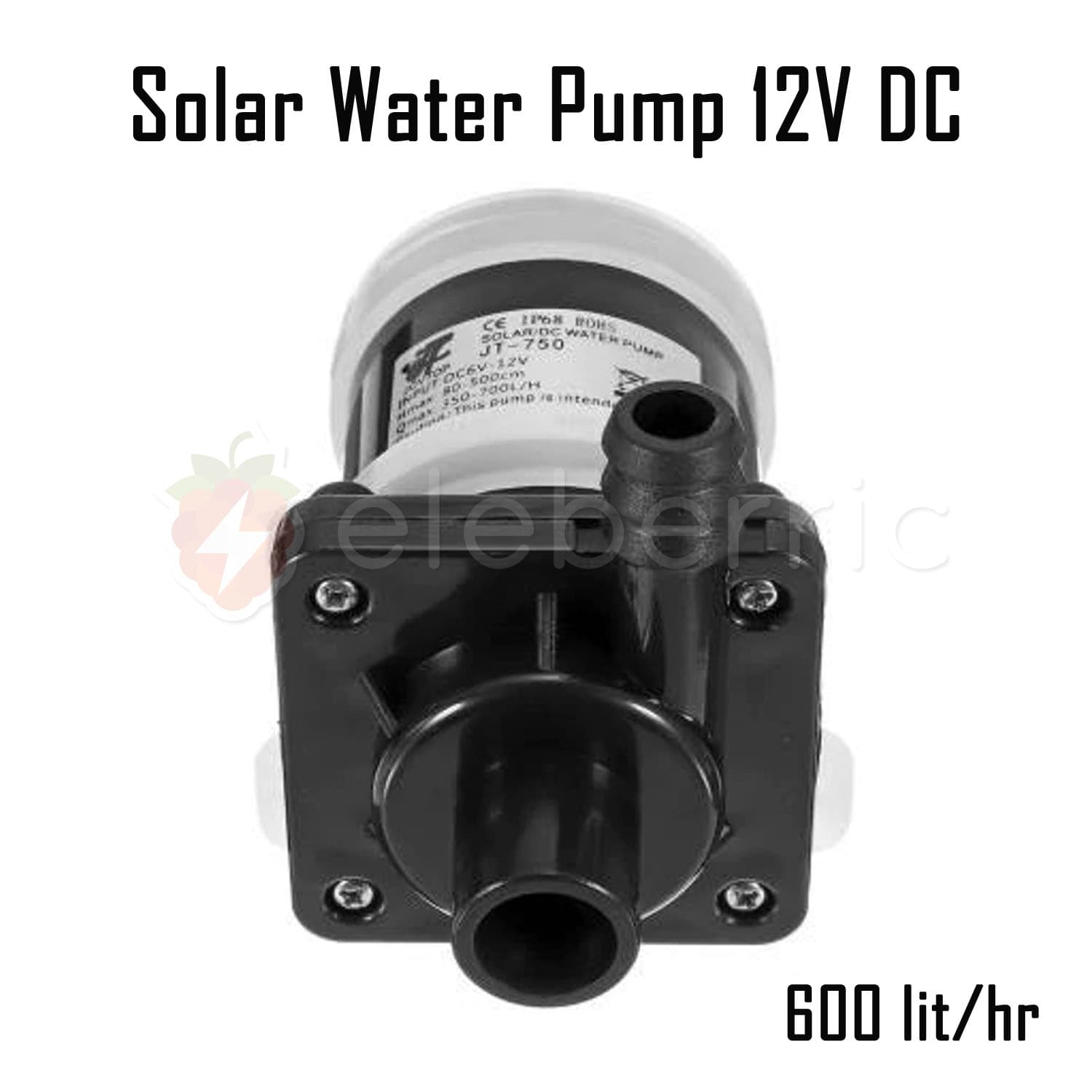 Solar Water Pump 12V DC Brushless Submersible 600L/H - View 4