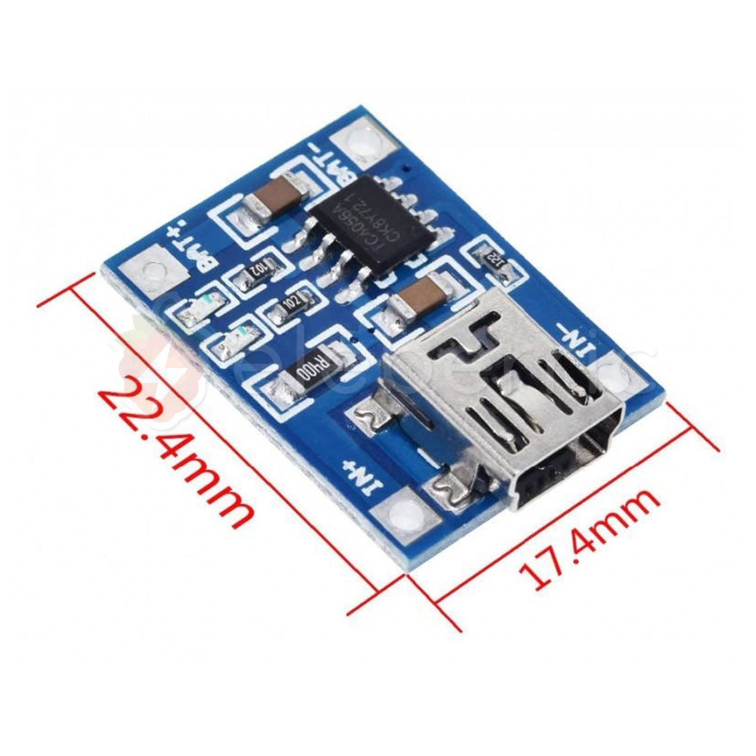 TP4056 5V 1A Mini USB Charger without Protection - View 3
