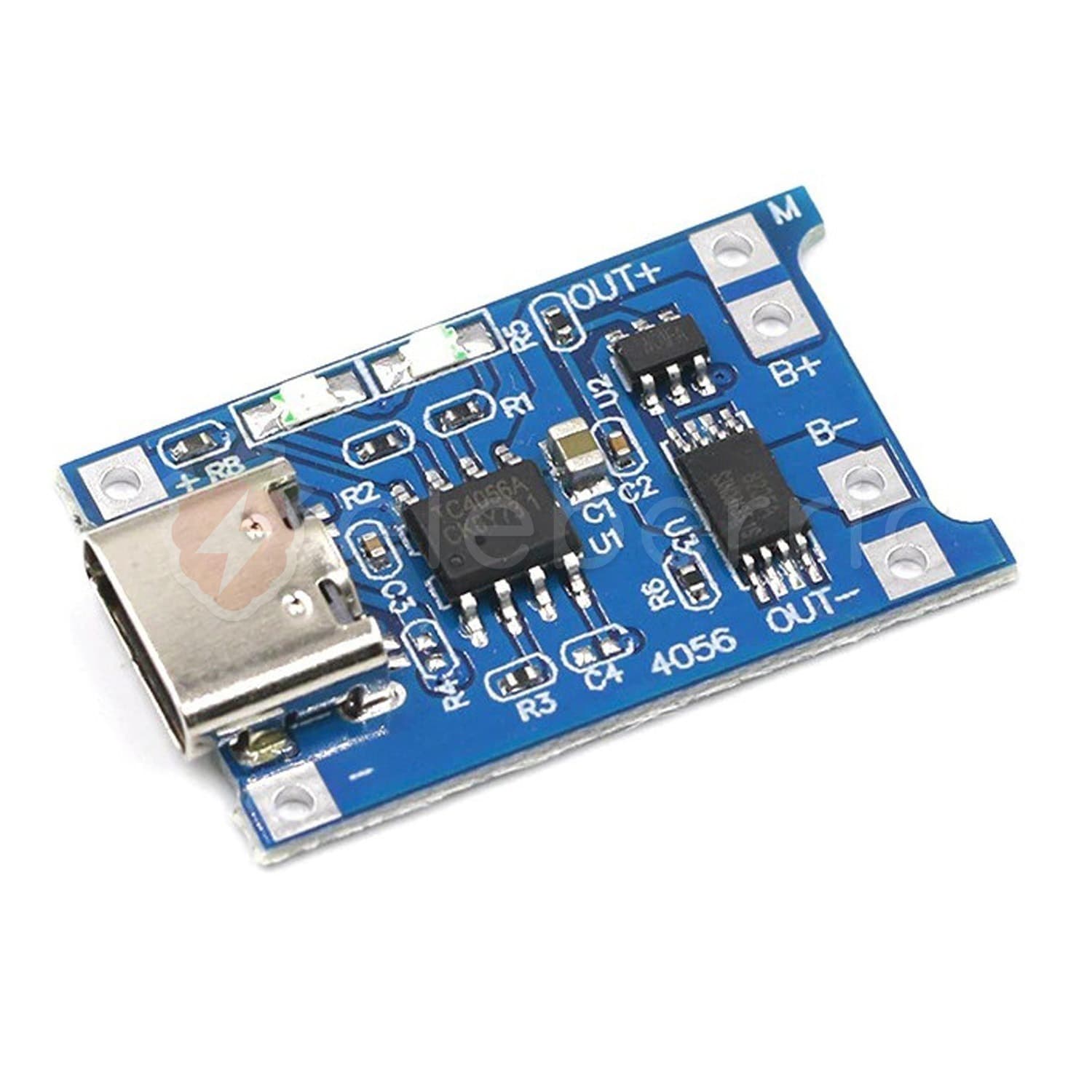TP4056 5V 1A USB Type-C Charger with Current Protection - View 1