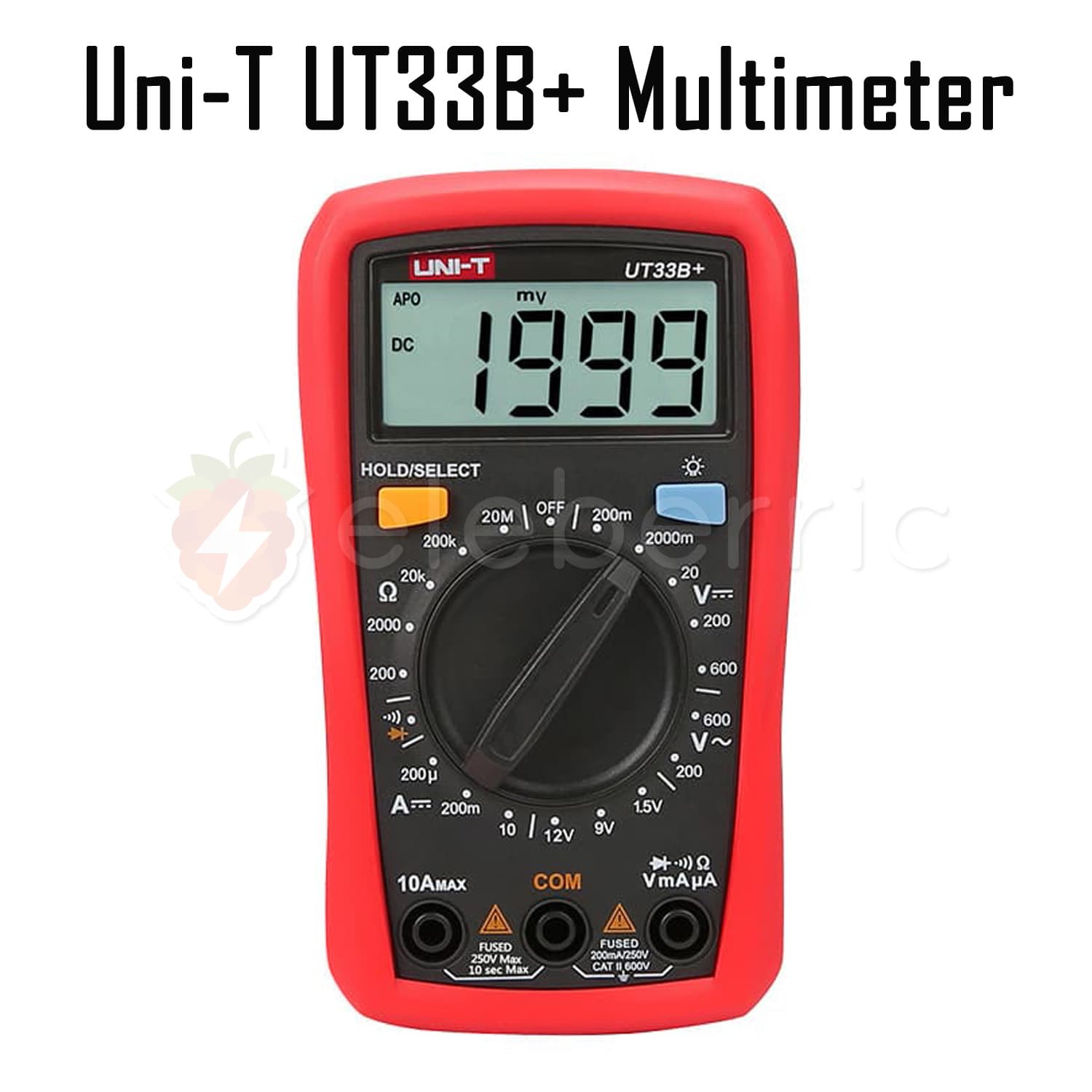 Uni-T UT33B+ Digital Multimeter Auto Range Palm Size Tester