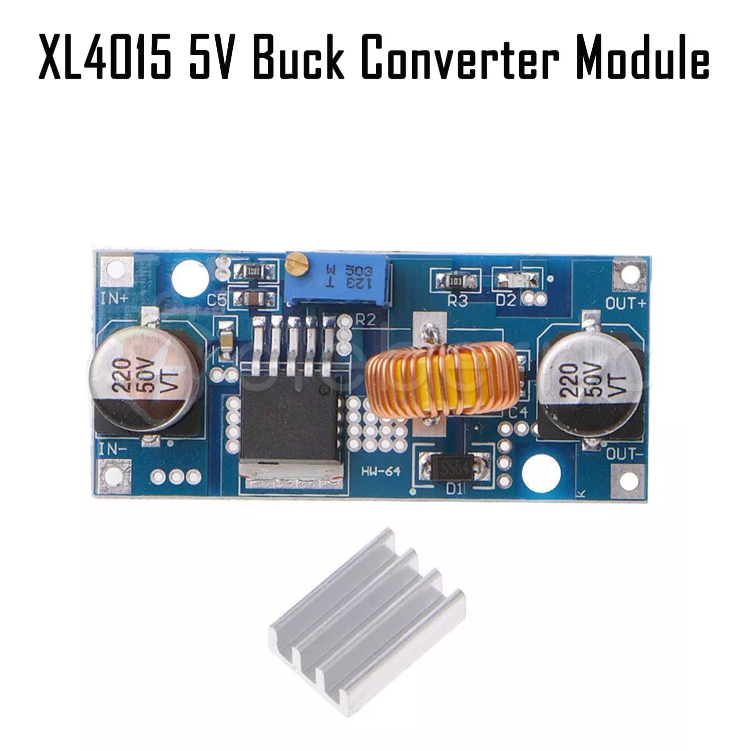 XL4015 5A Step Down Buck Converter Module - View 4