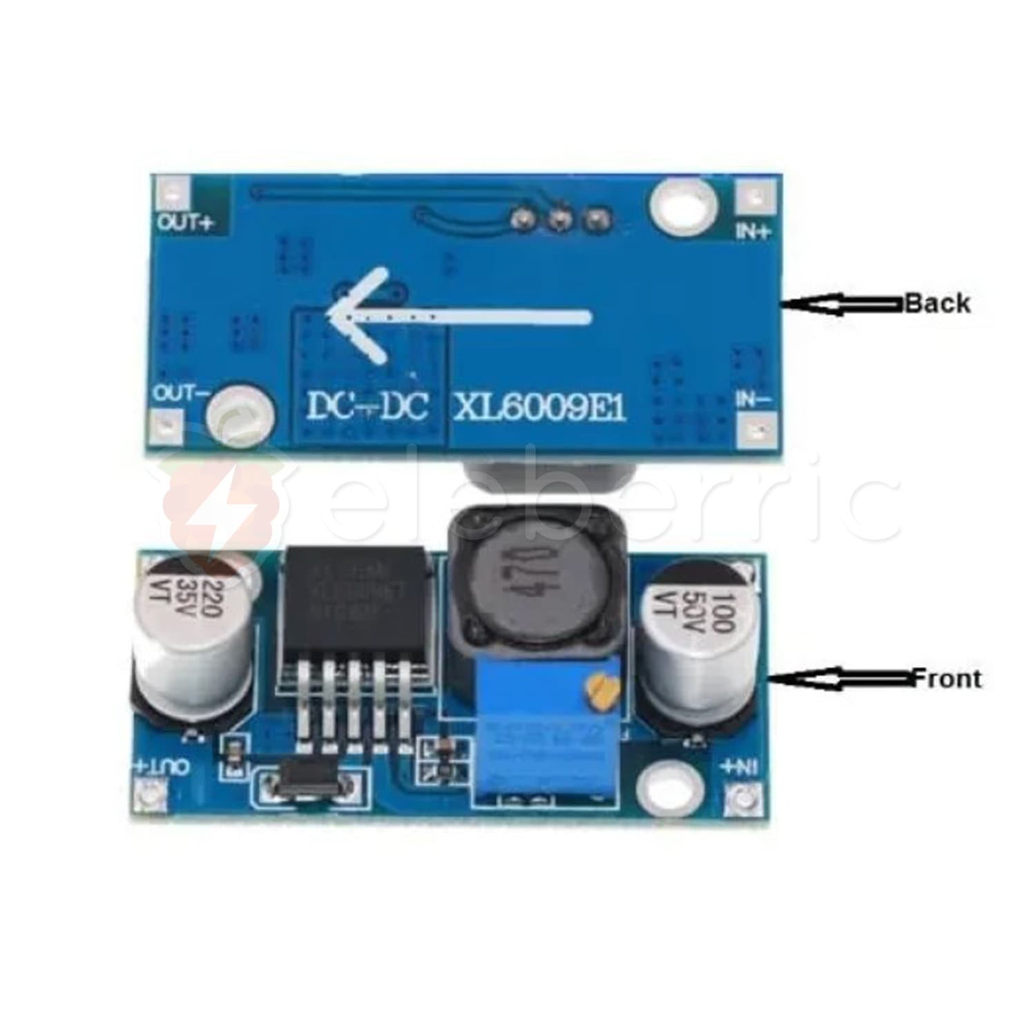 XL6009 Step Up Boost Converter Module - View 3