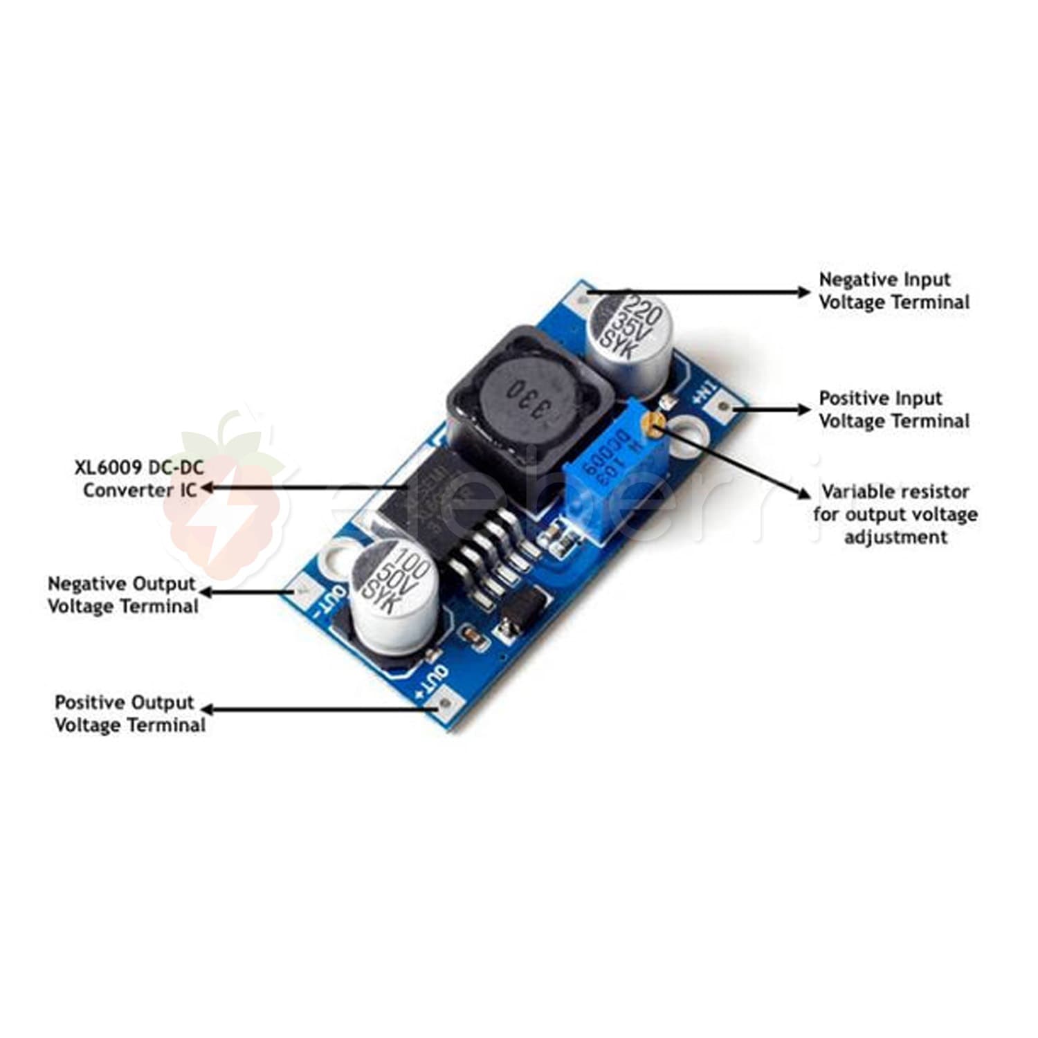XL6009 Step Up Boost Converter Module - View 4
