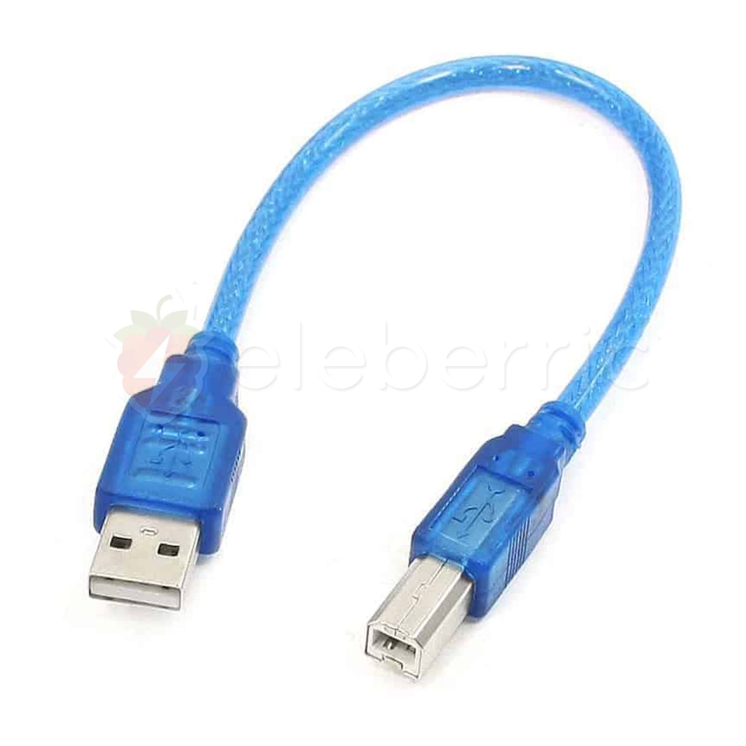 USB 2.0 Type A/B Male 30cm Cable for Arduino Uno/Mega