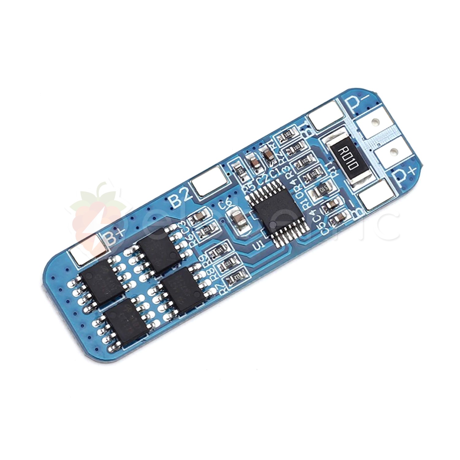 3S 10A 18650 Li-ion Battery Series 11.1V 12V BMS Charger Protection Module Full View 1